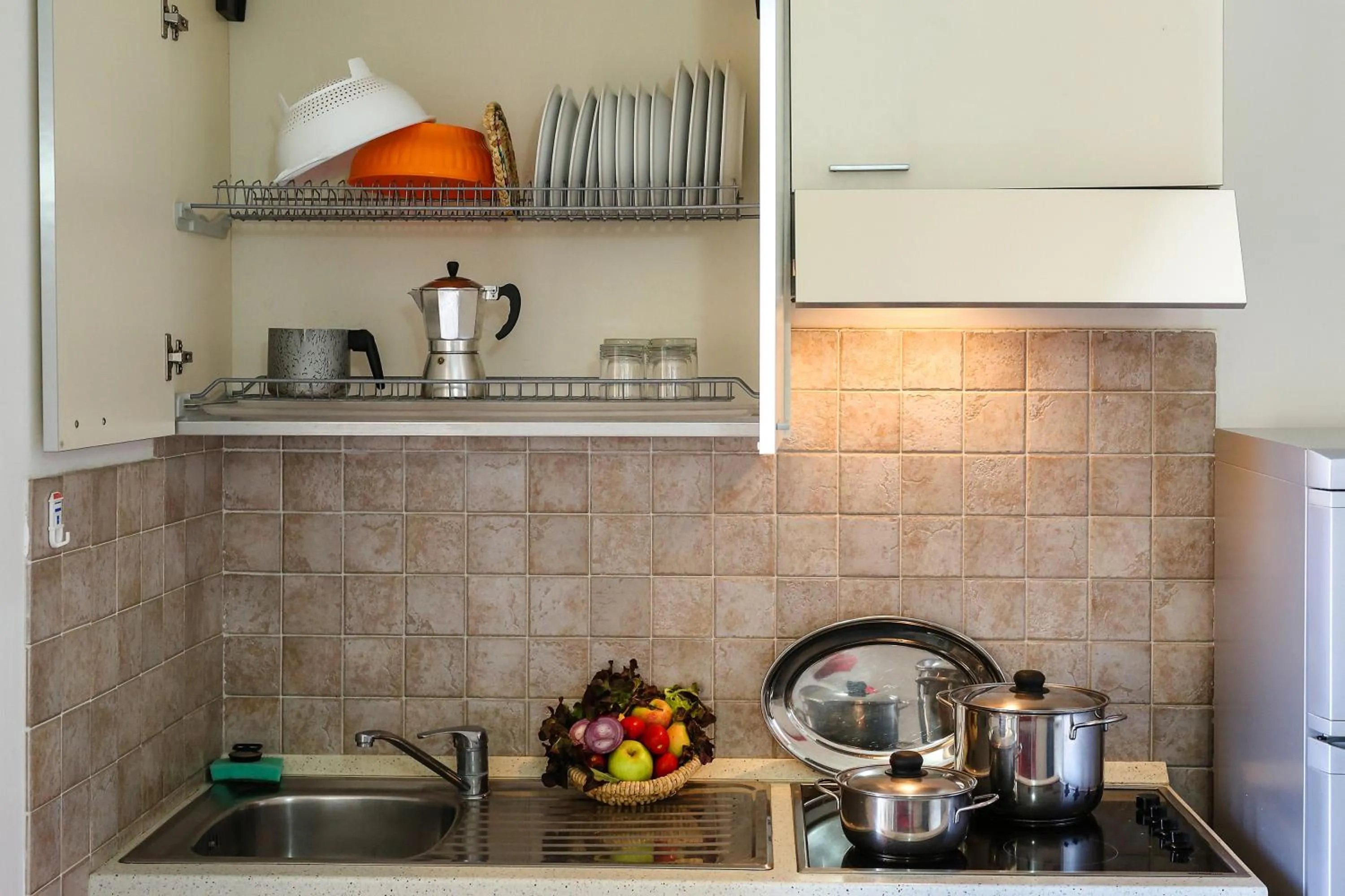 Kitchen or kitchenette in Residence Mediterraneo