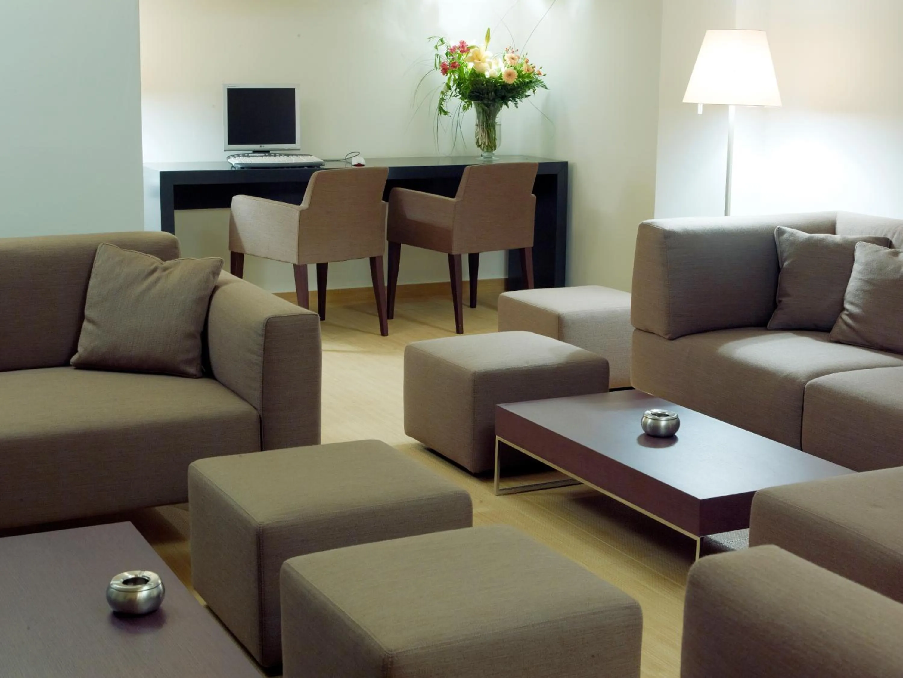 Seating area in El Greco Hotel