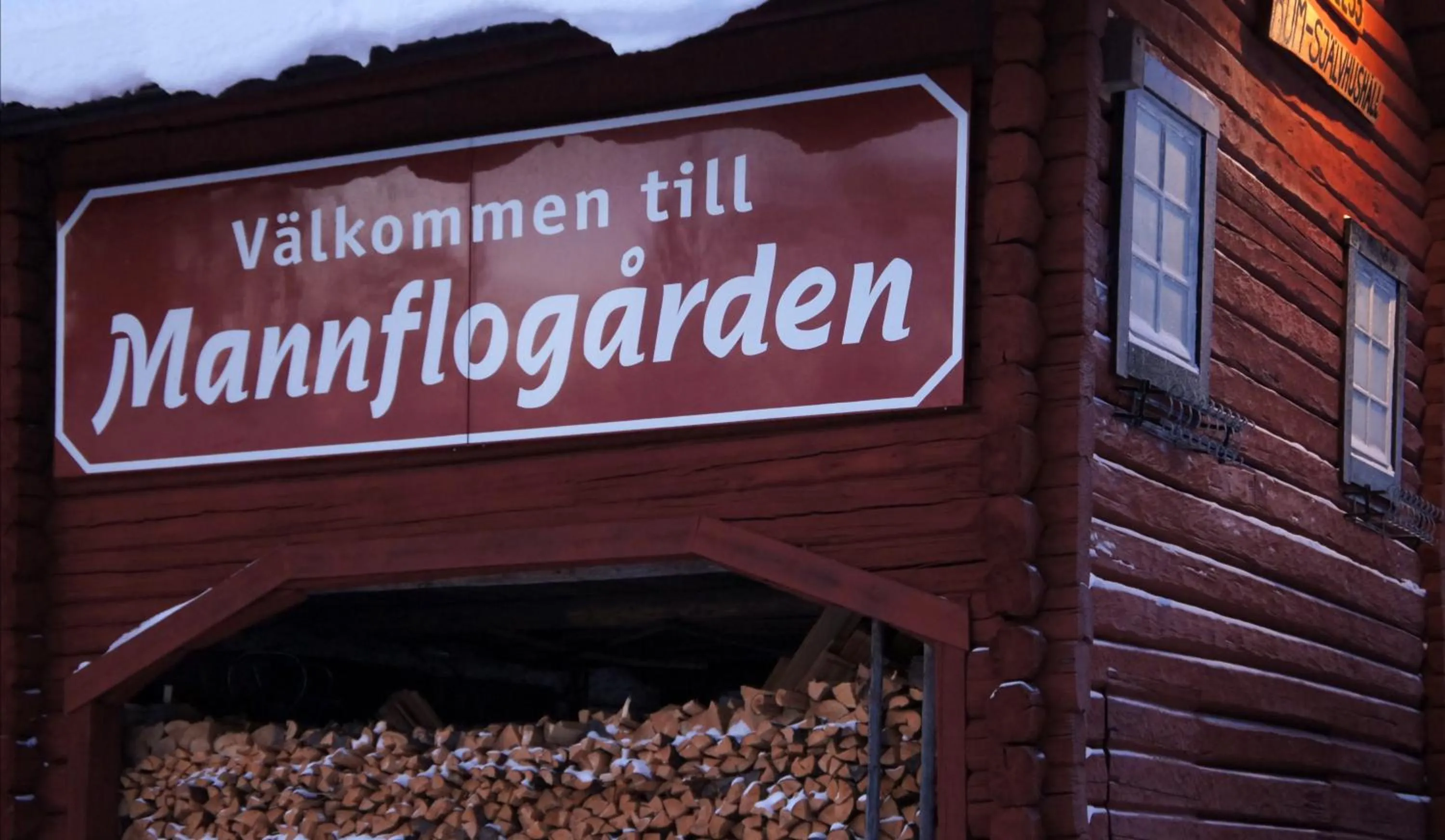 Facade/entrance in Mannflogården Bed & Breakfast , Sälenfjällen