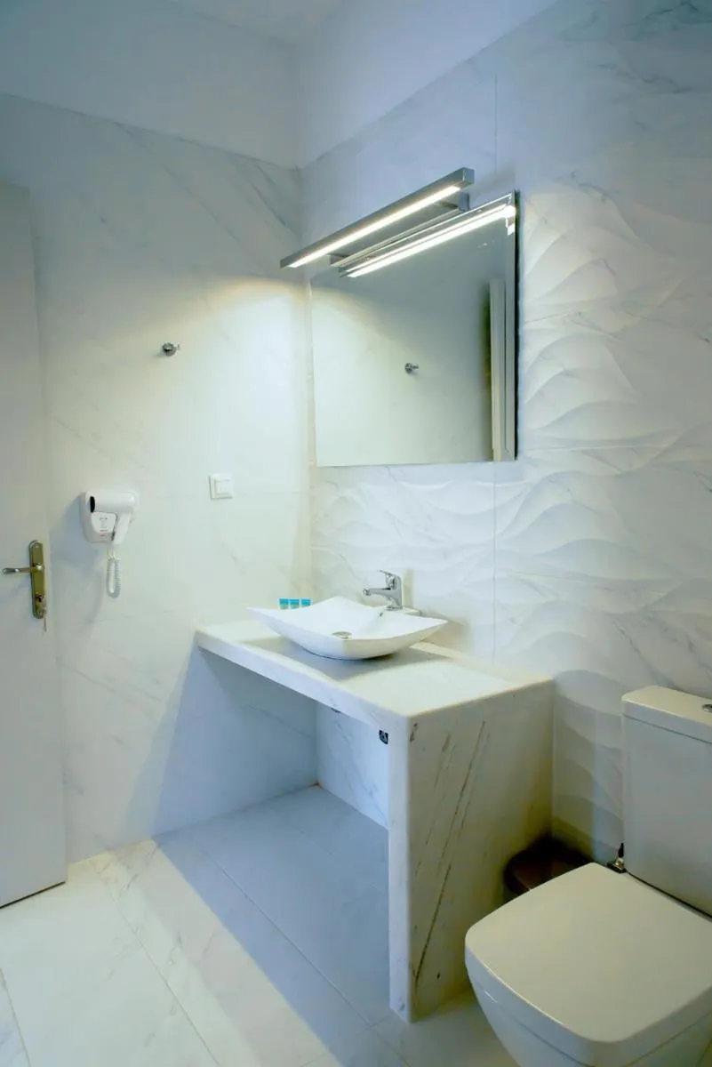 Bathroom in Stavros Beach Hotel