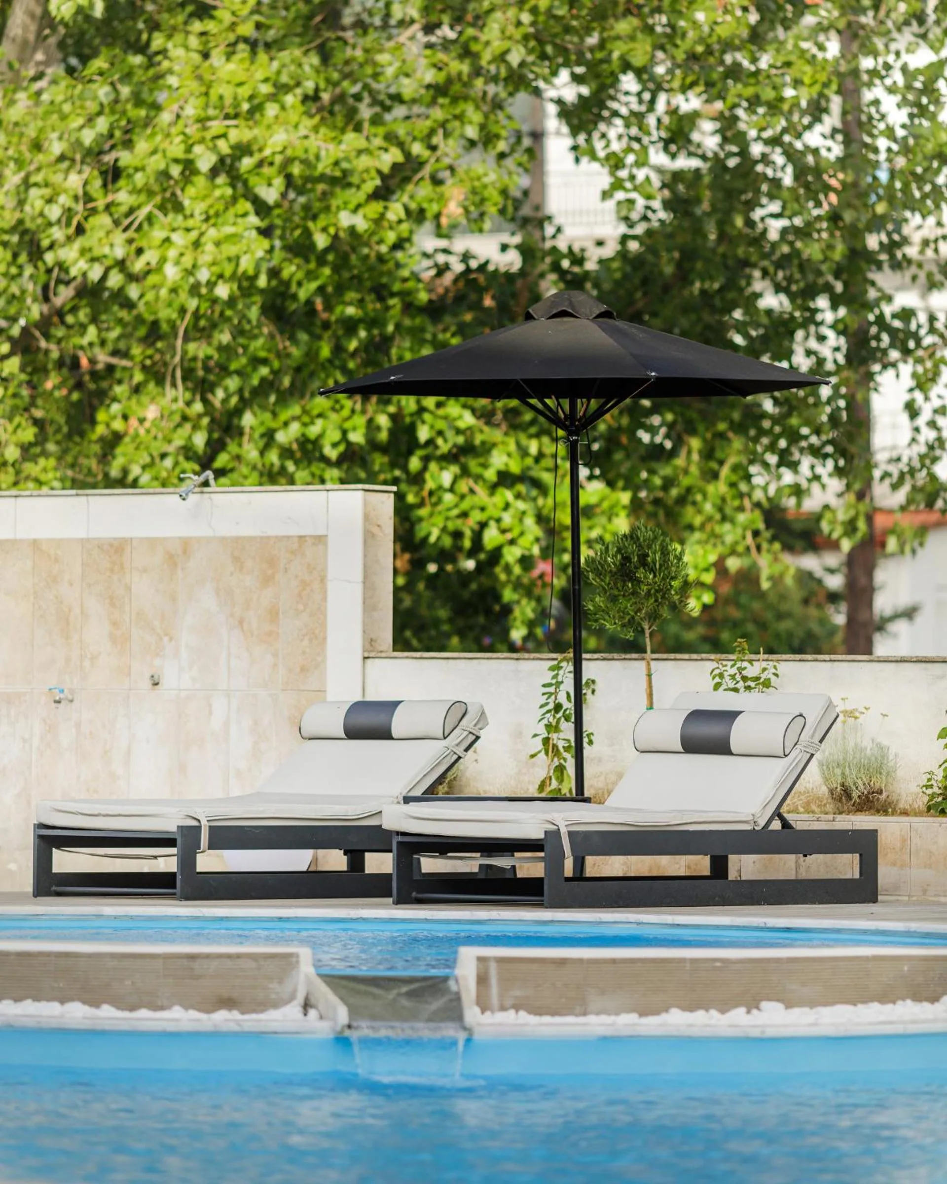 Swimming pool in Stavros Beach Hotel