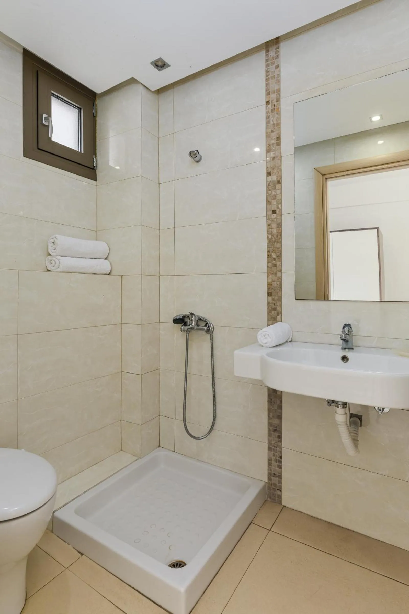 Shower in Stavros Beach Hotel