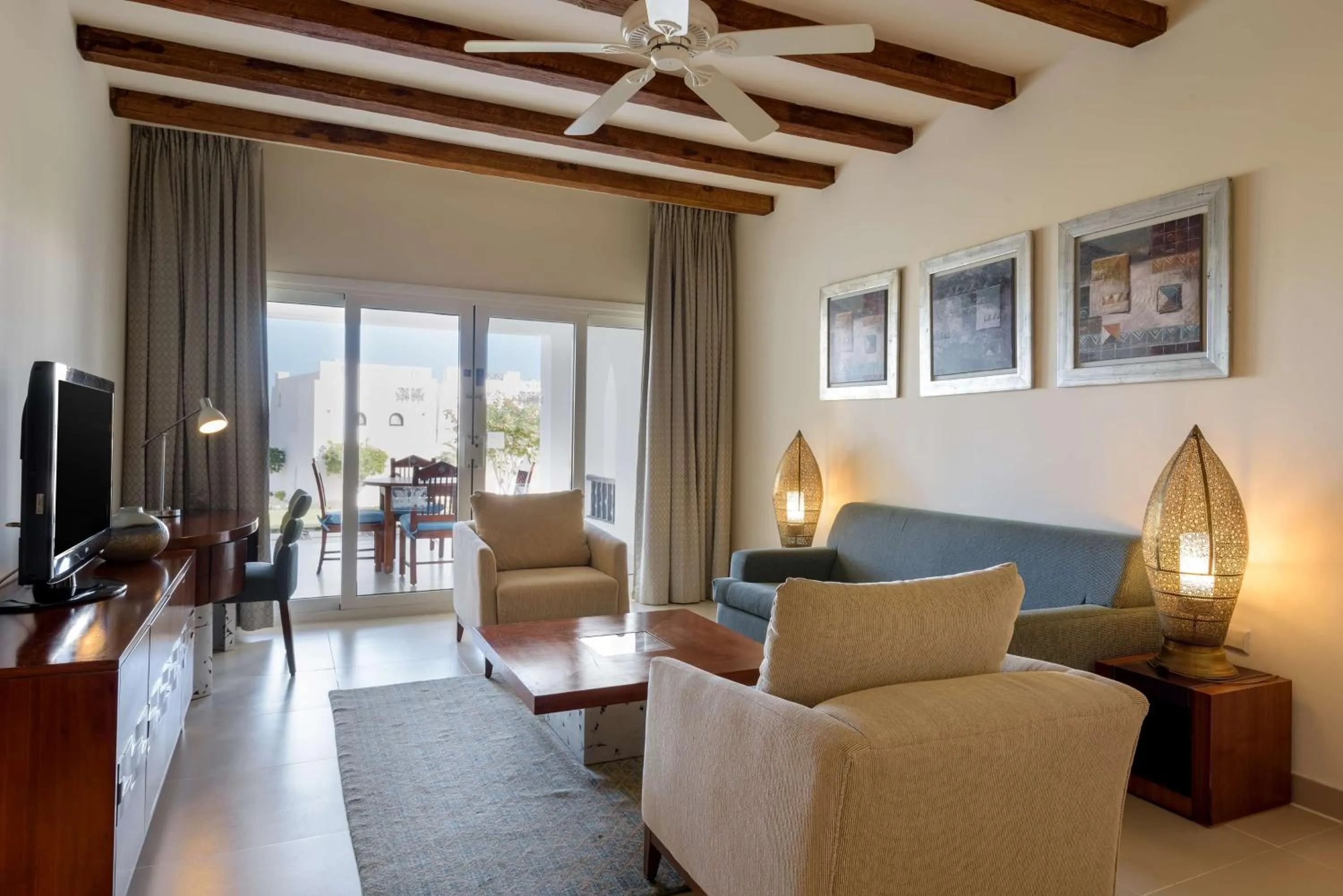 Living room in Hilton Marsa Alam Nubian Resort