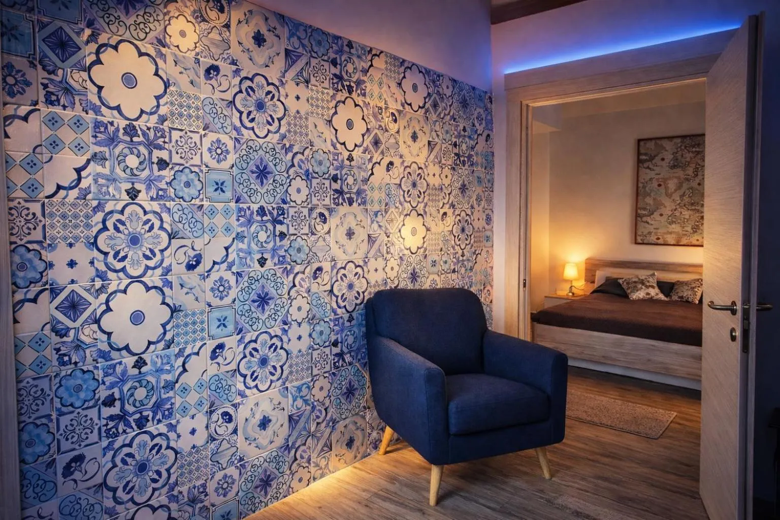 Bed in Centro Sicilia Rooms & Suites