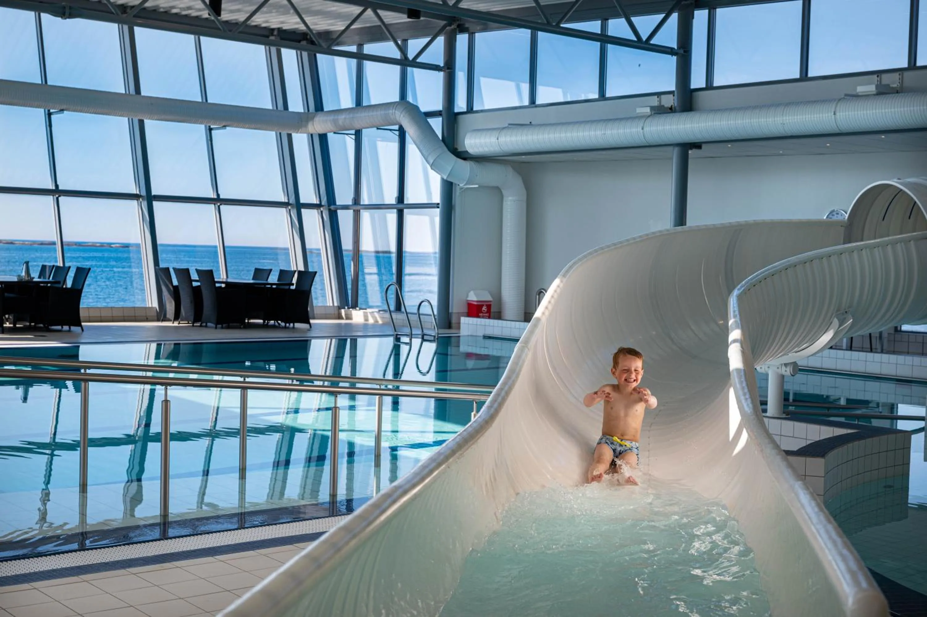 Aqua park in Finnøy Bryggehotell - by Classic Norway Hotels