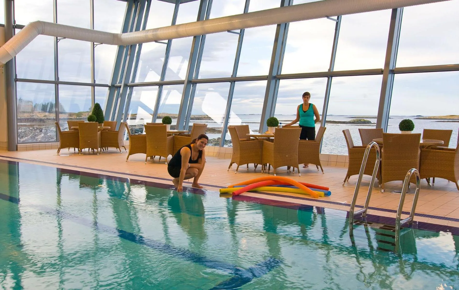 Aqua park in Finnøy Bryggehotell - by Classic Norway Hotels