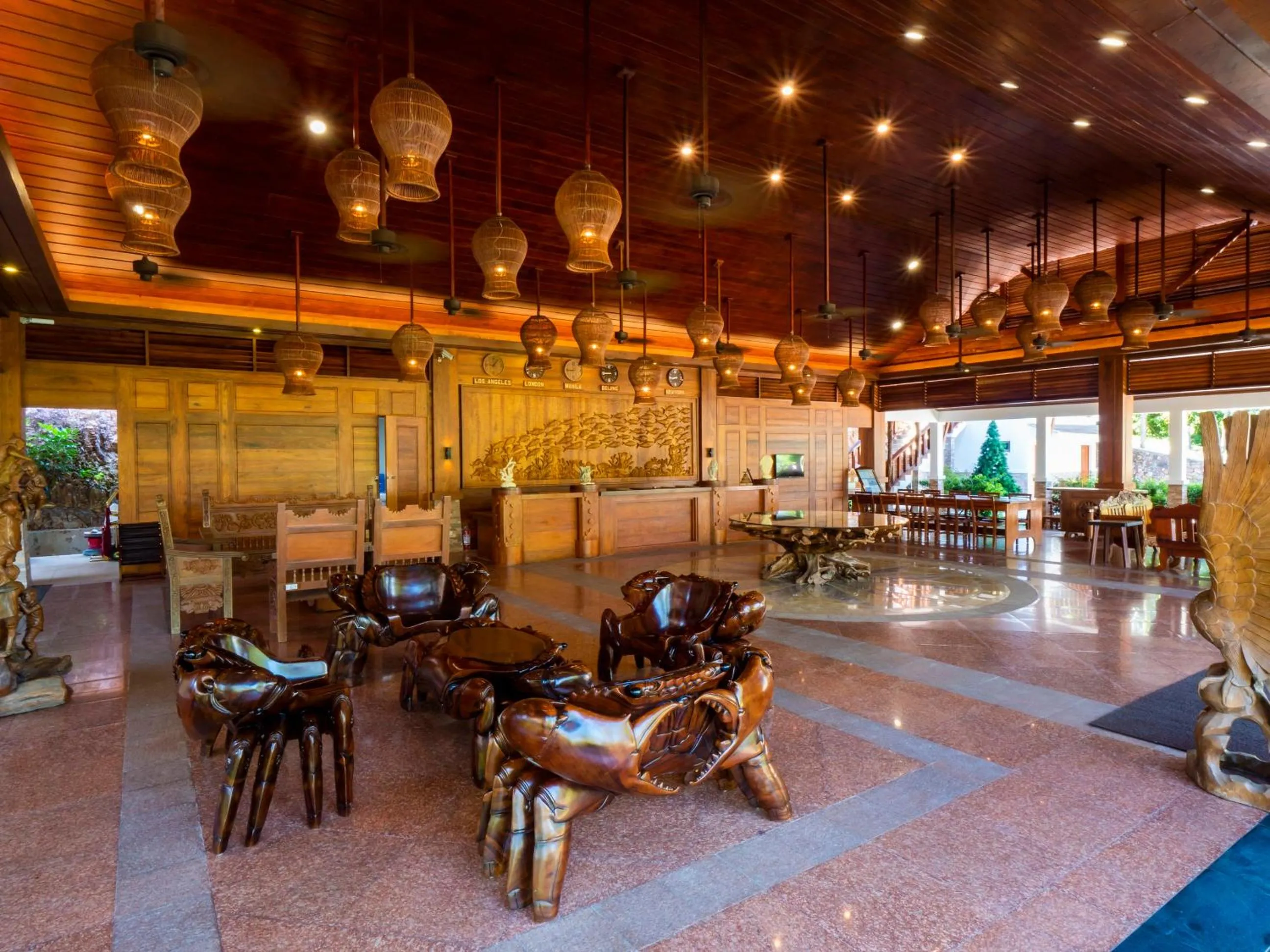 Lobby or reception in Sunlight Ecotourism Island Resort