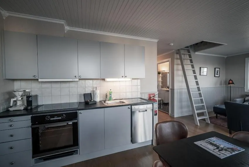 Kitchen or kitchenette in Ona Havstuer - by Classic Norway Hotels