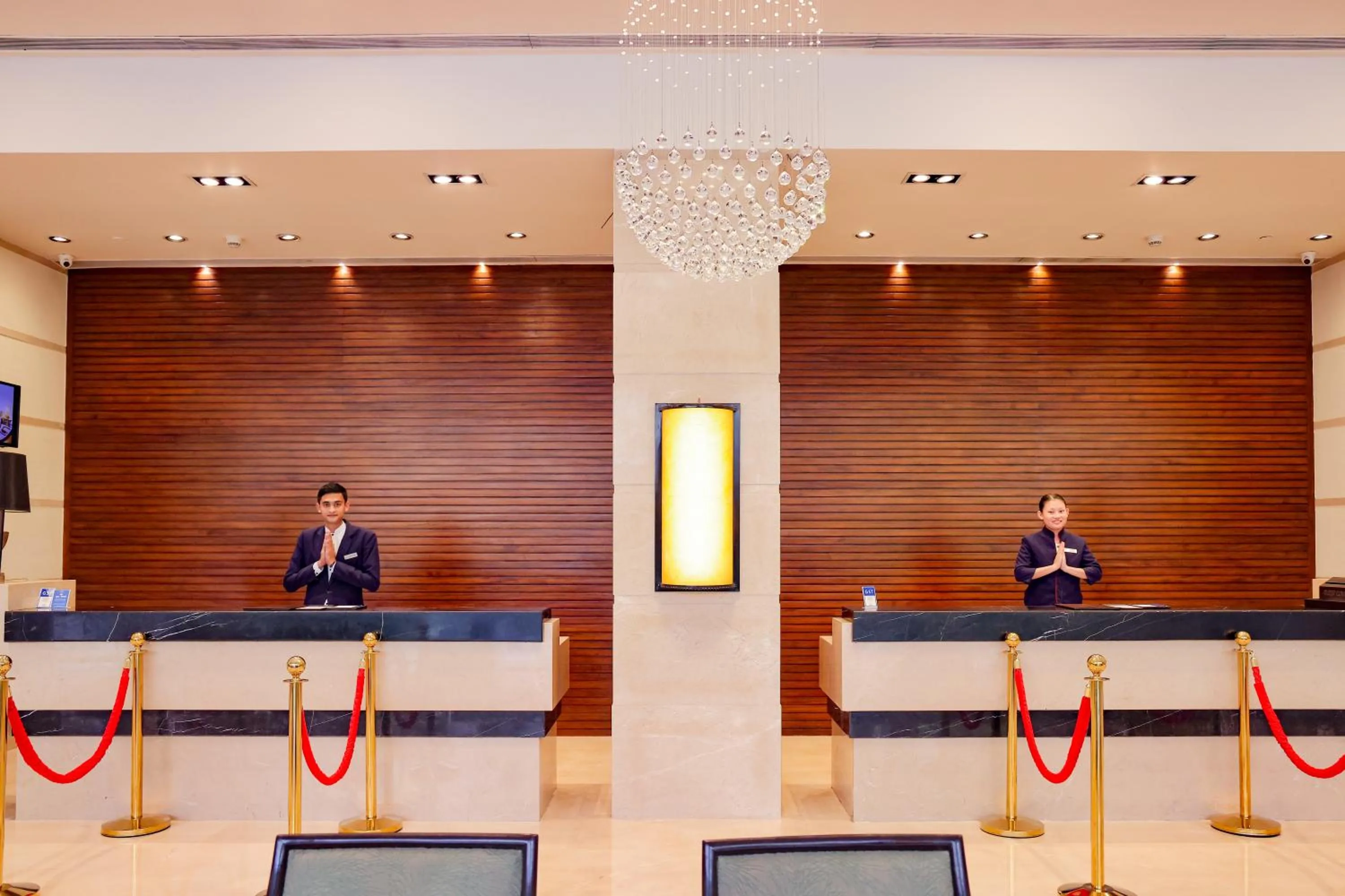 Lobby or reception in Balaji Sarovar Premiere