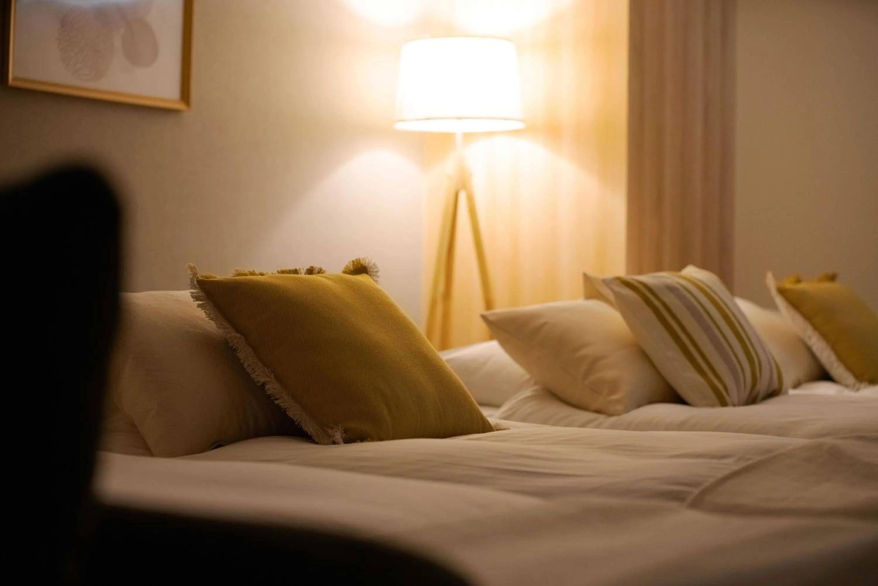 Bed in TAKUTO STAY SAKAISUJI-HOMMACHI