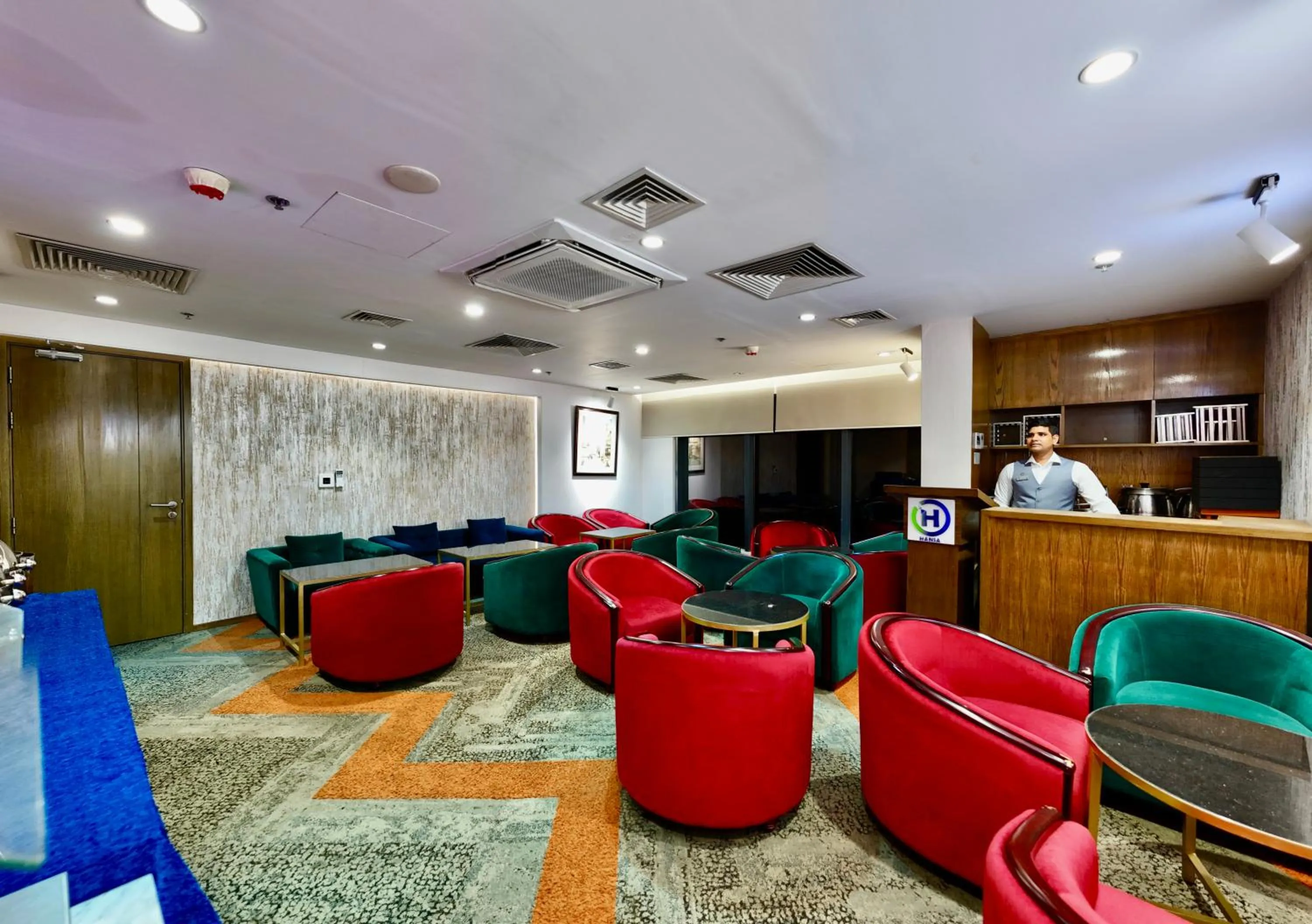 Dining area in HANSA- A Premium Residence