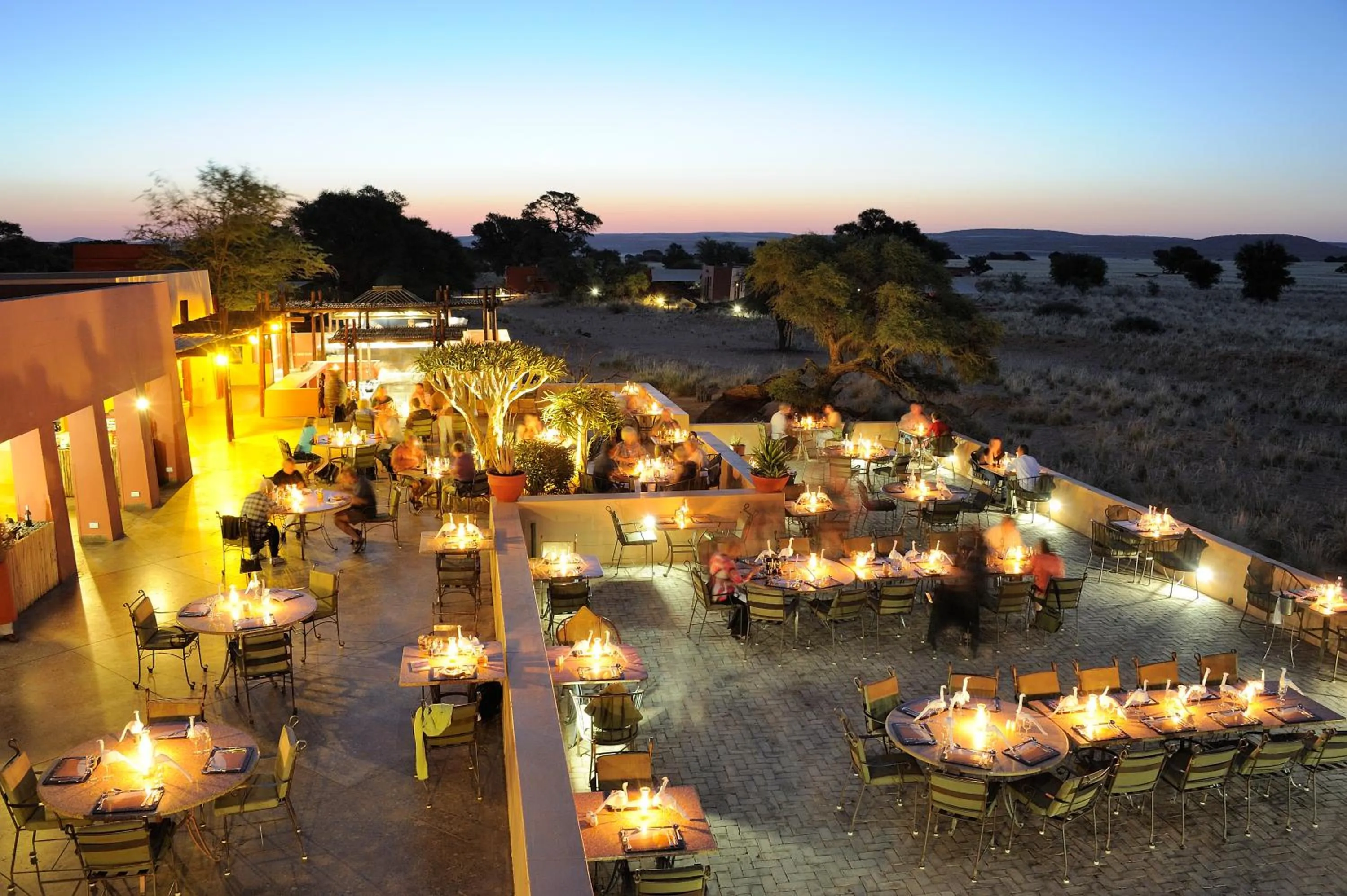 Restaurant/places to eat in Sossusvlei Lodge