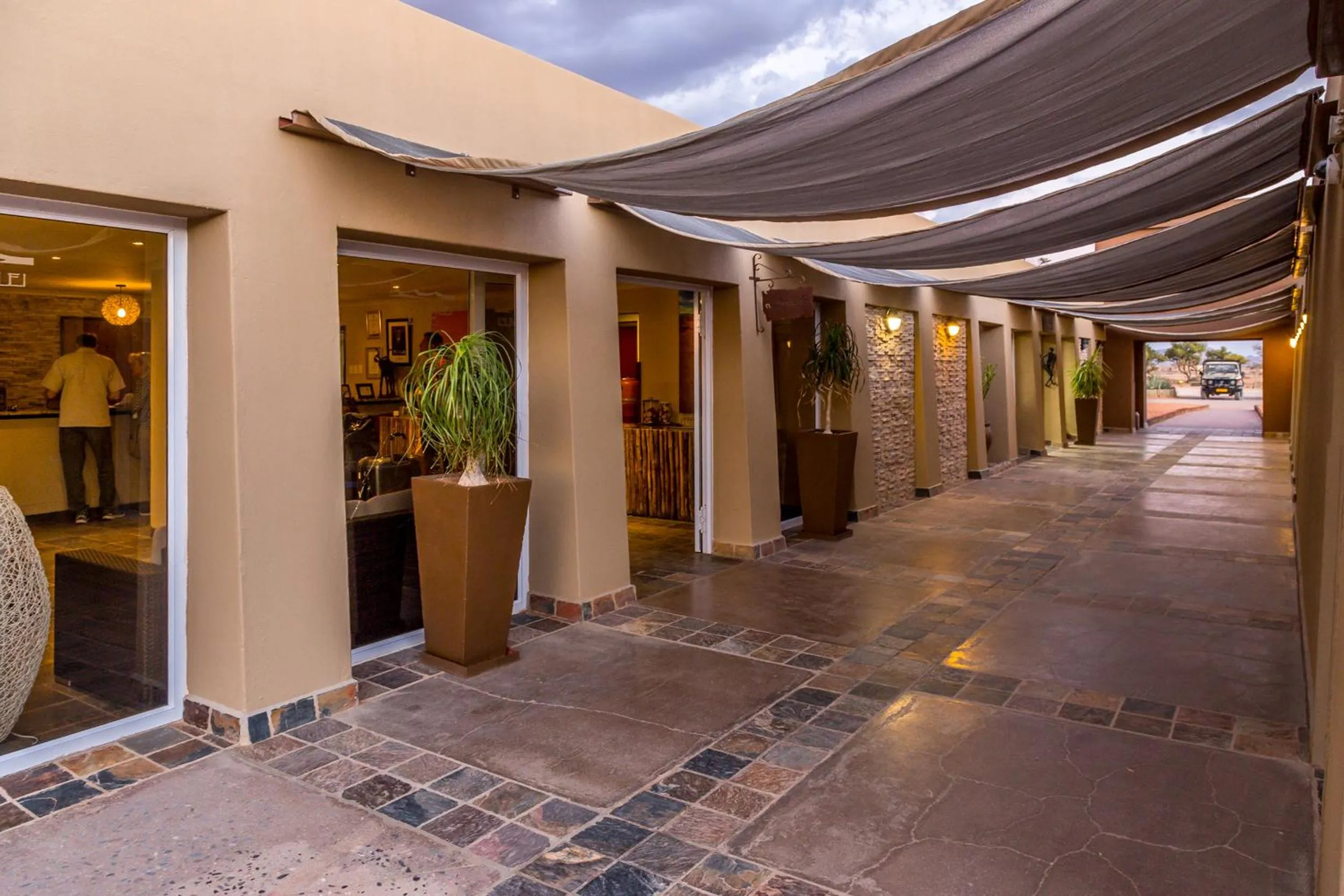 Facade/entrance in Sossusvlei Lodge