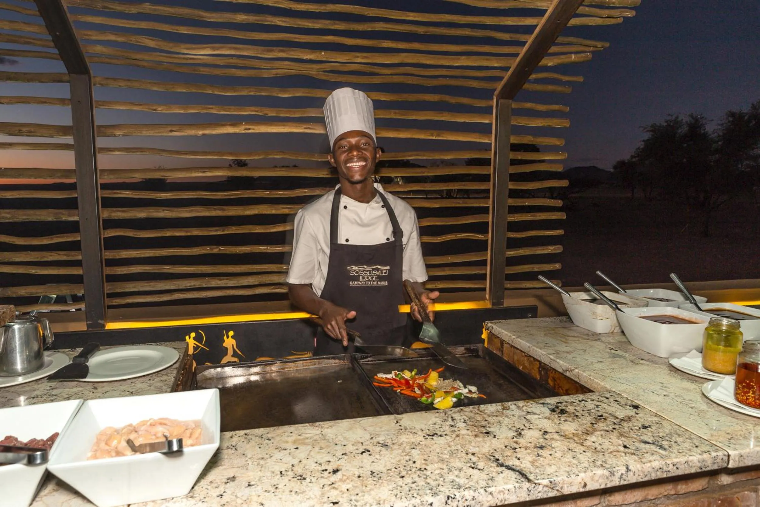 Restaurant/places to eat in Sossusvlei Lodge