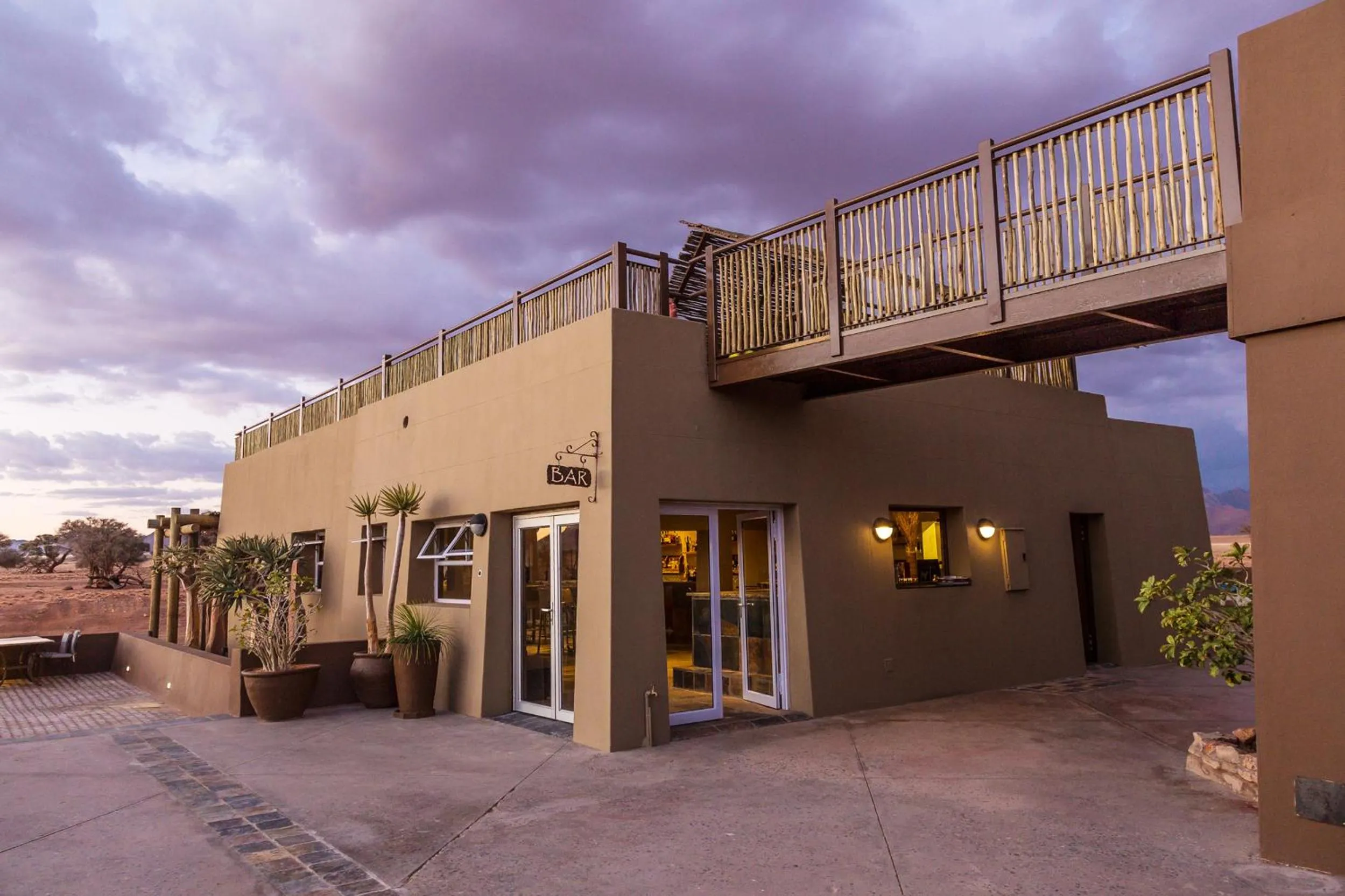 Balcony/Terrace in Sossusvlei Lodge