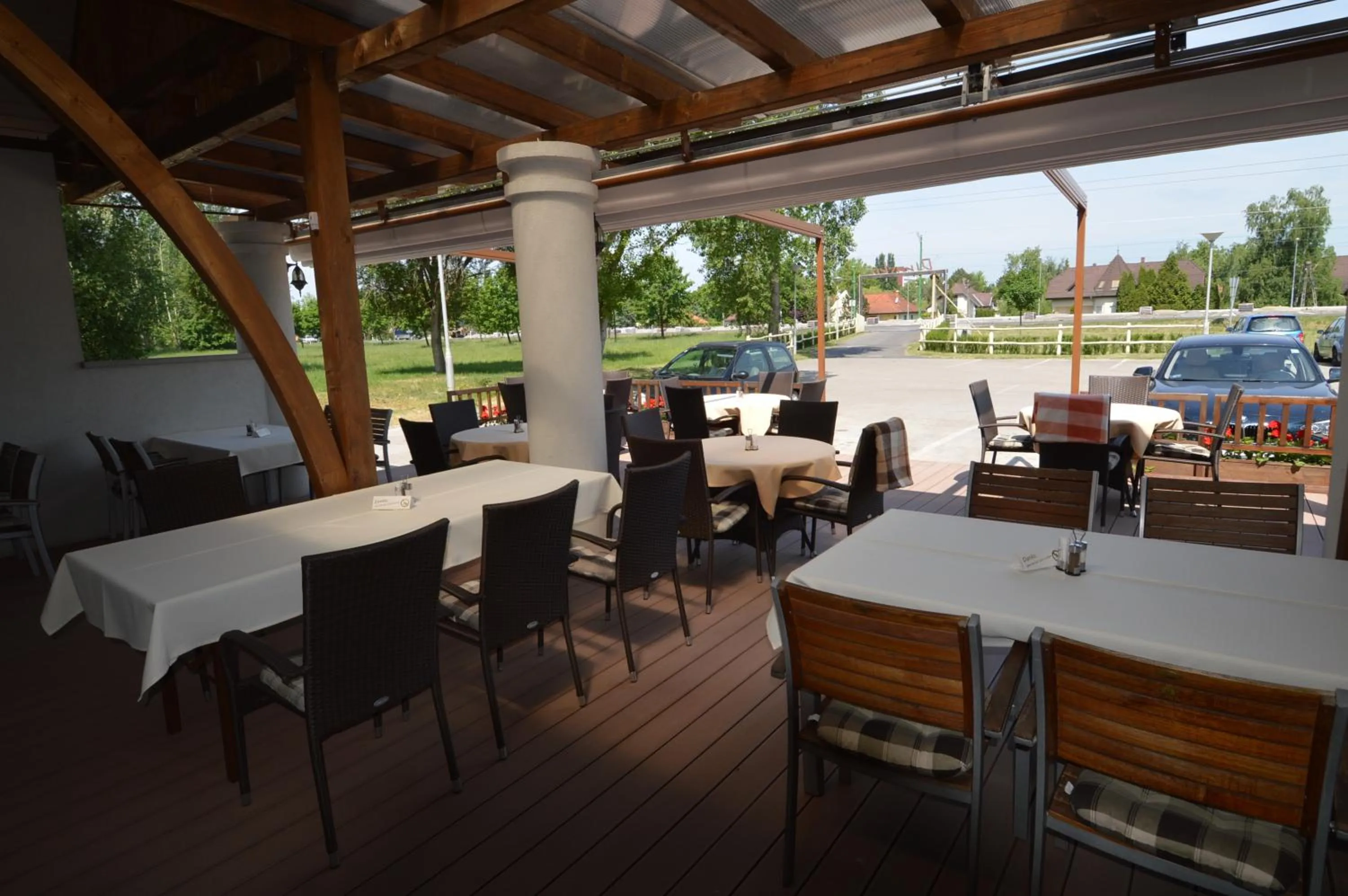 Balcony/Terrace in Piroska Csárda és Panzió