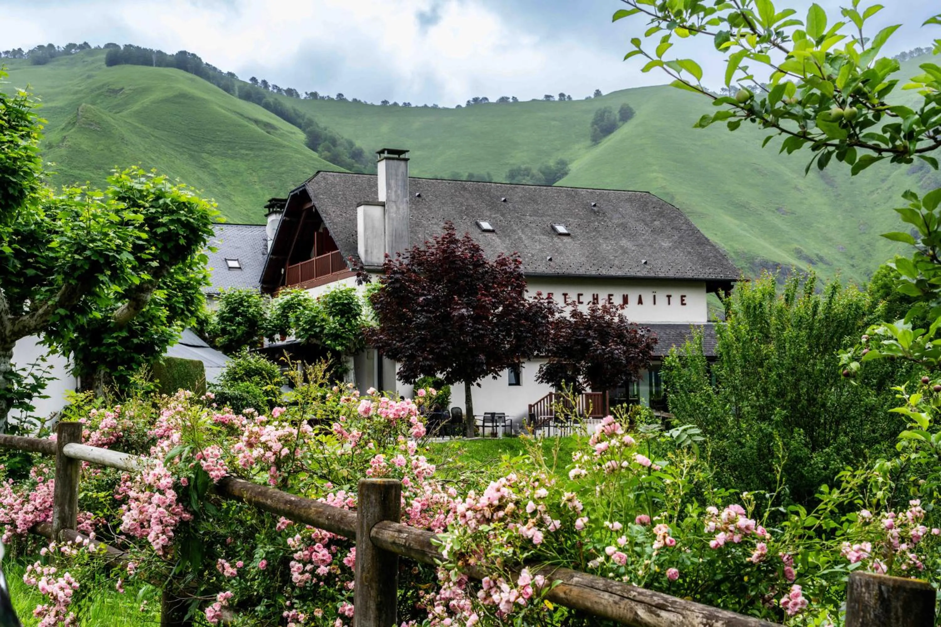 Property building in Logis Hôtel Etchemaïté