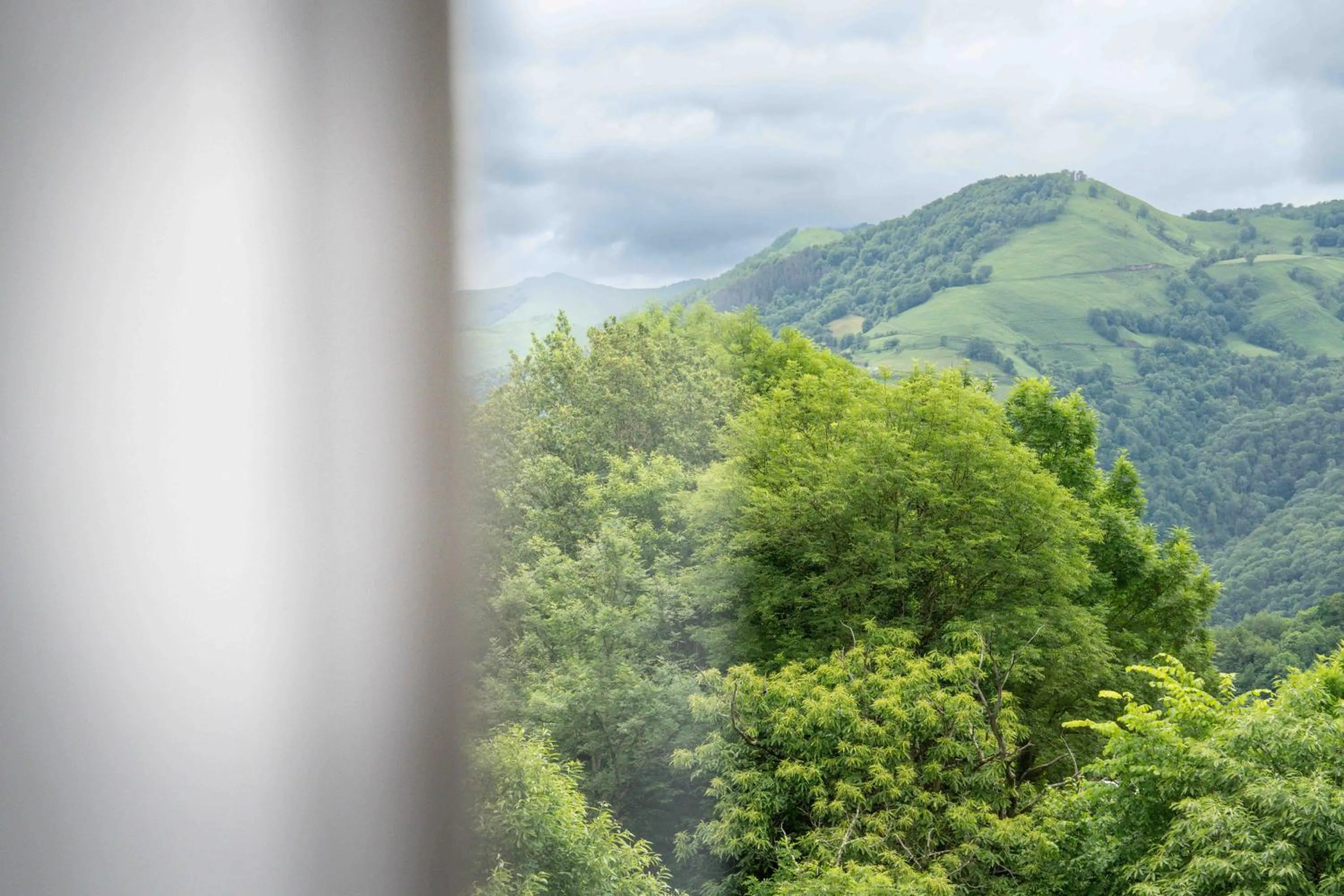 Mountain view in Logis Hôtel Etchemaïté