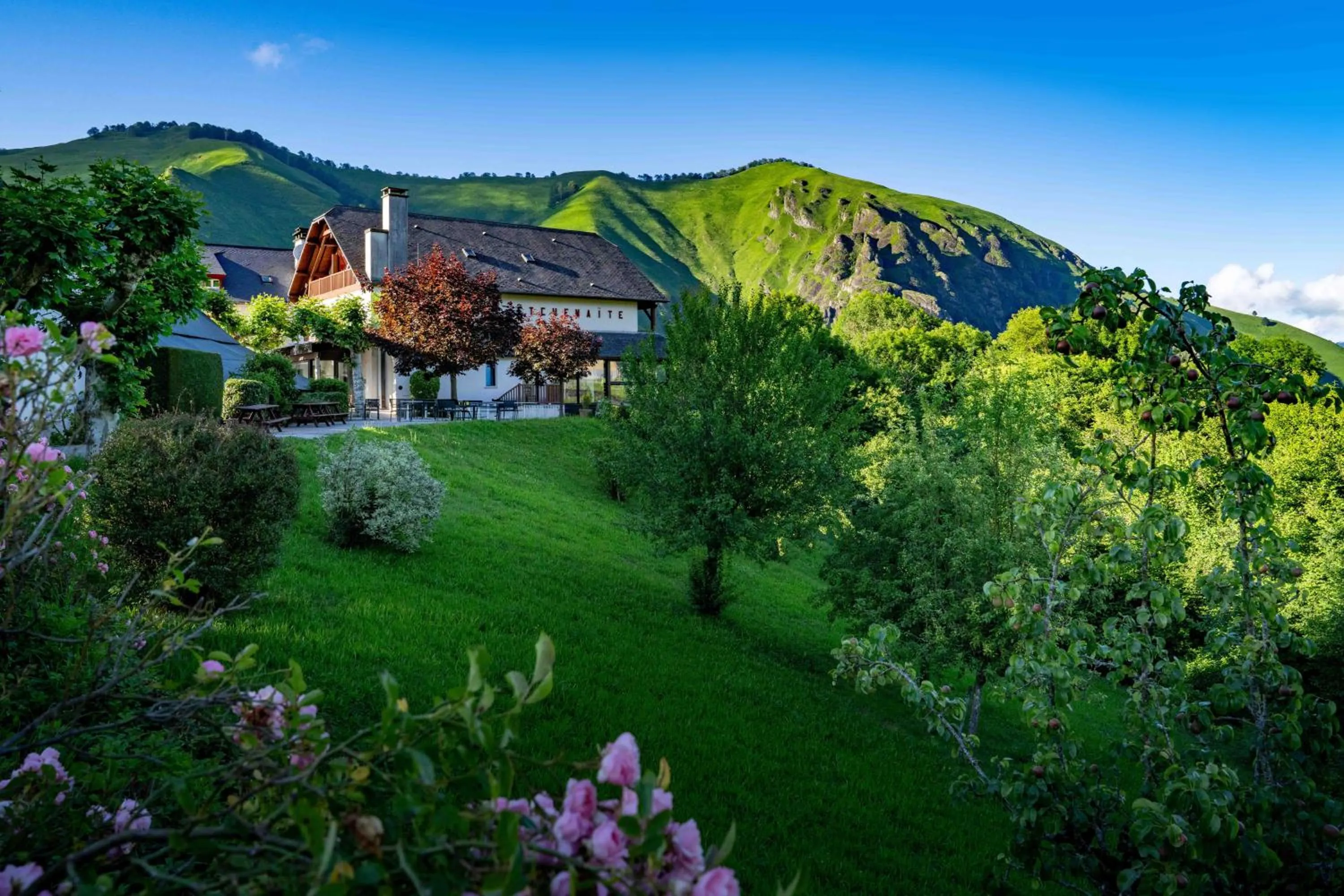 Property building in Logis Hôtel Etchemaïté