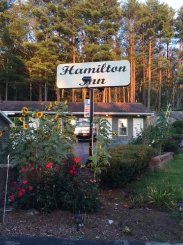 Property logo or sign in Hamilton Inn Sturbridge