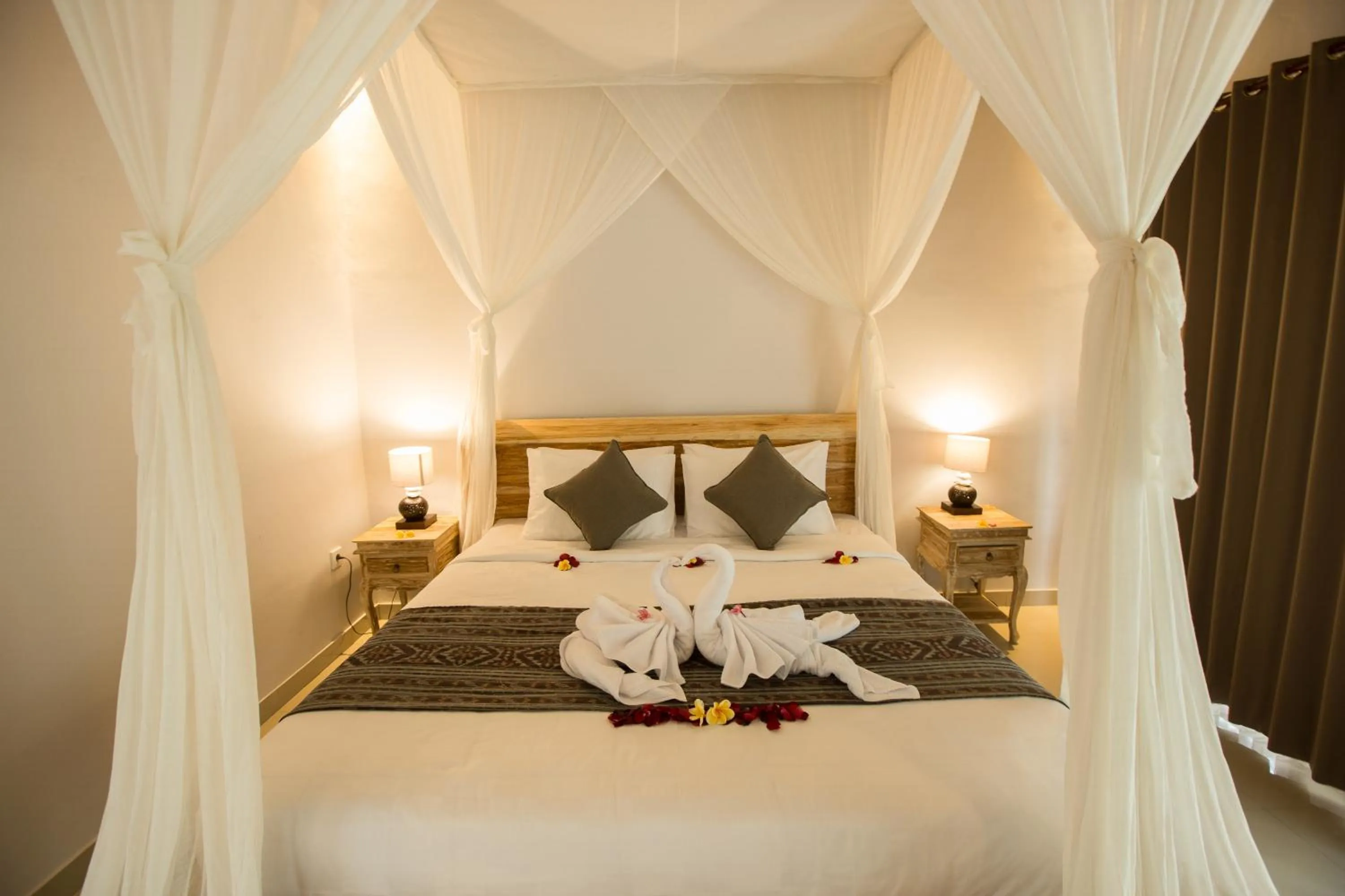 Bed in Parthi Puri Ubud