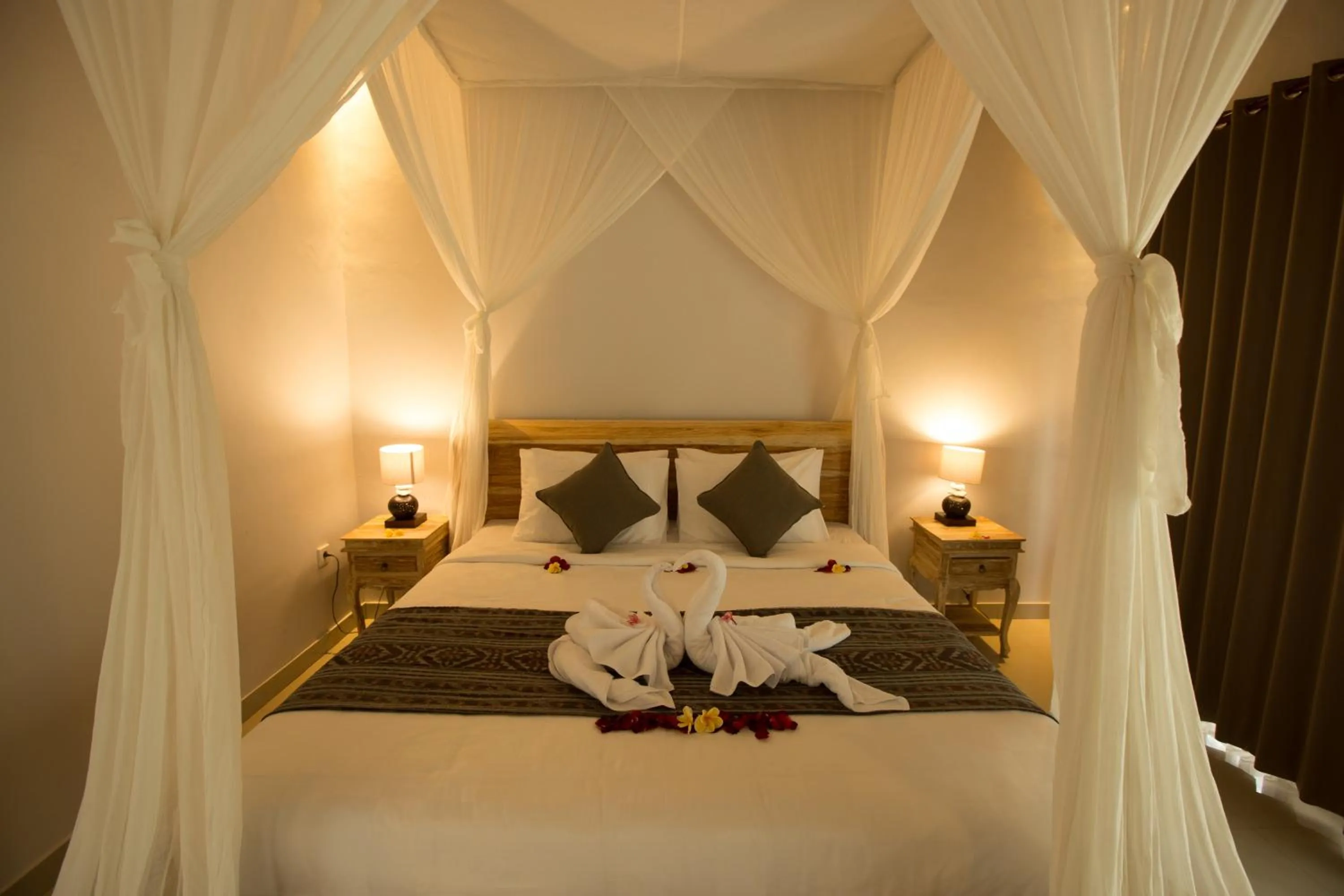 Bed in Parthi Puri Ubud