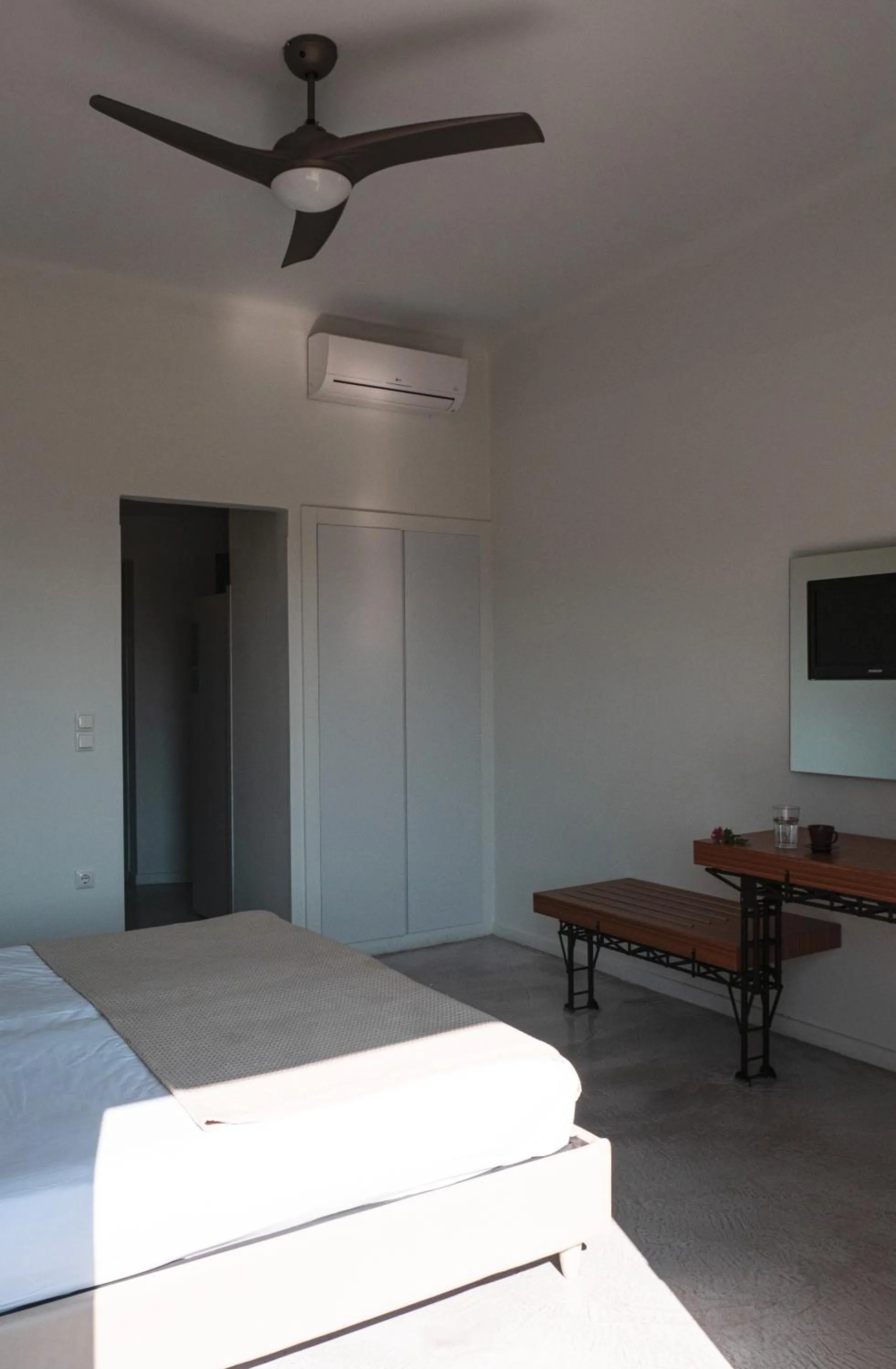 Bed in Xanthippi Hotel