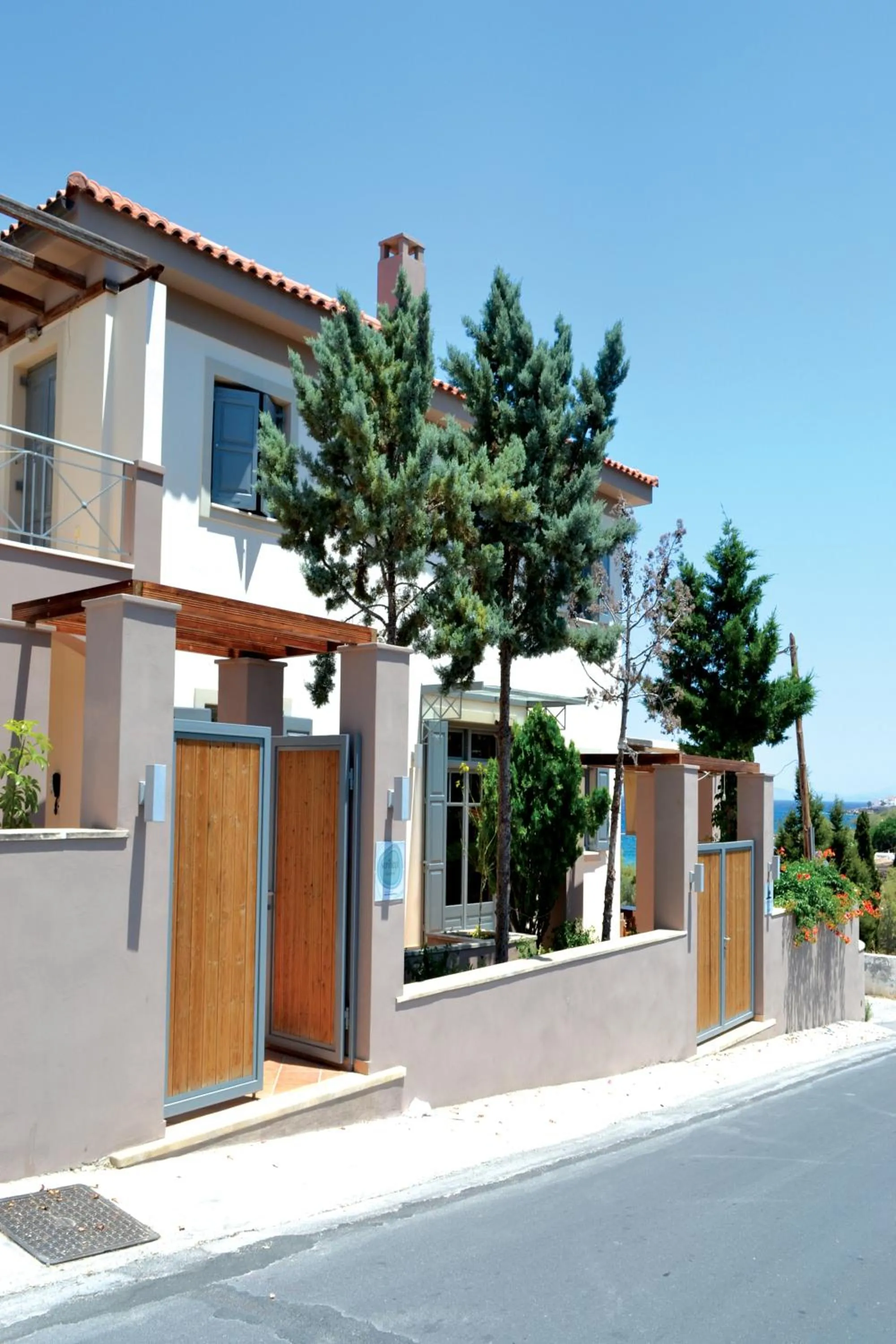 Facade/entrance in Xanthippi Hotel