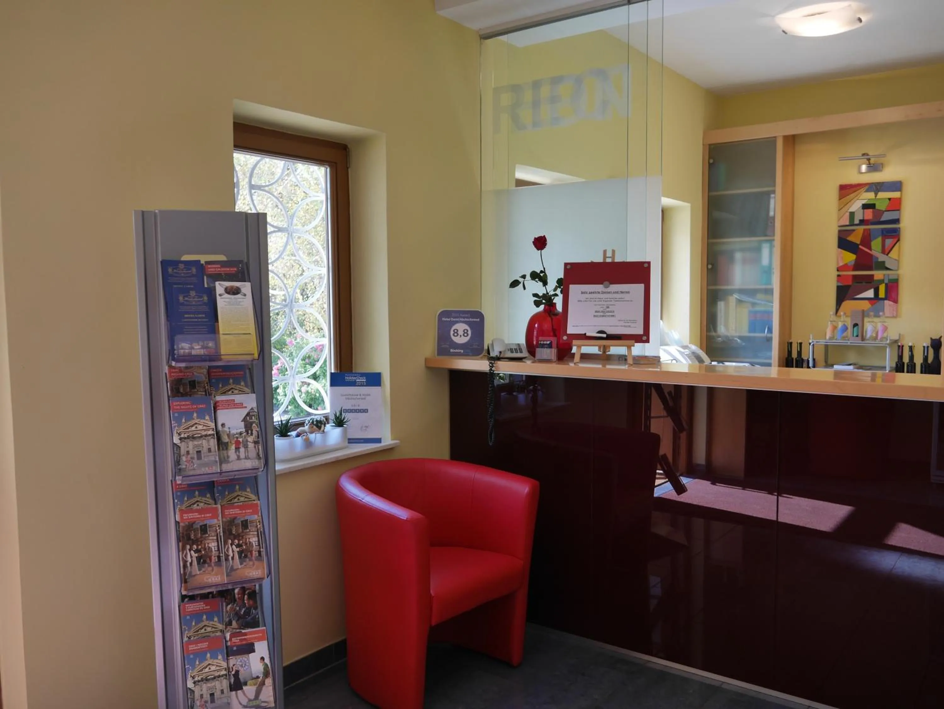 Lobby or reception in Hotel Garni Höchschmied