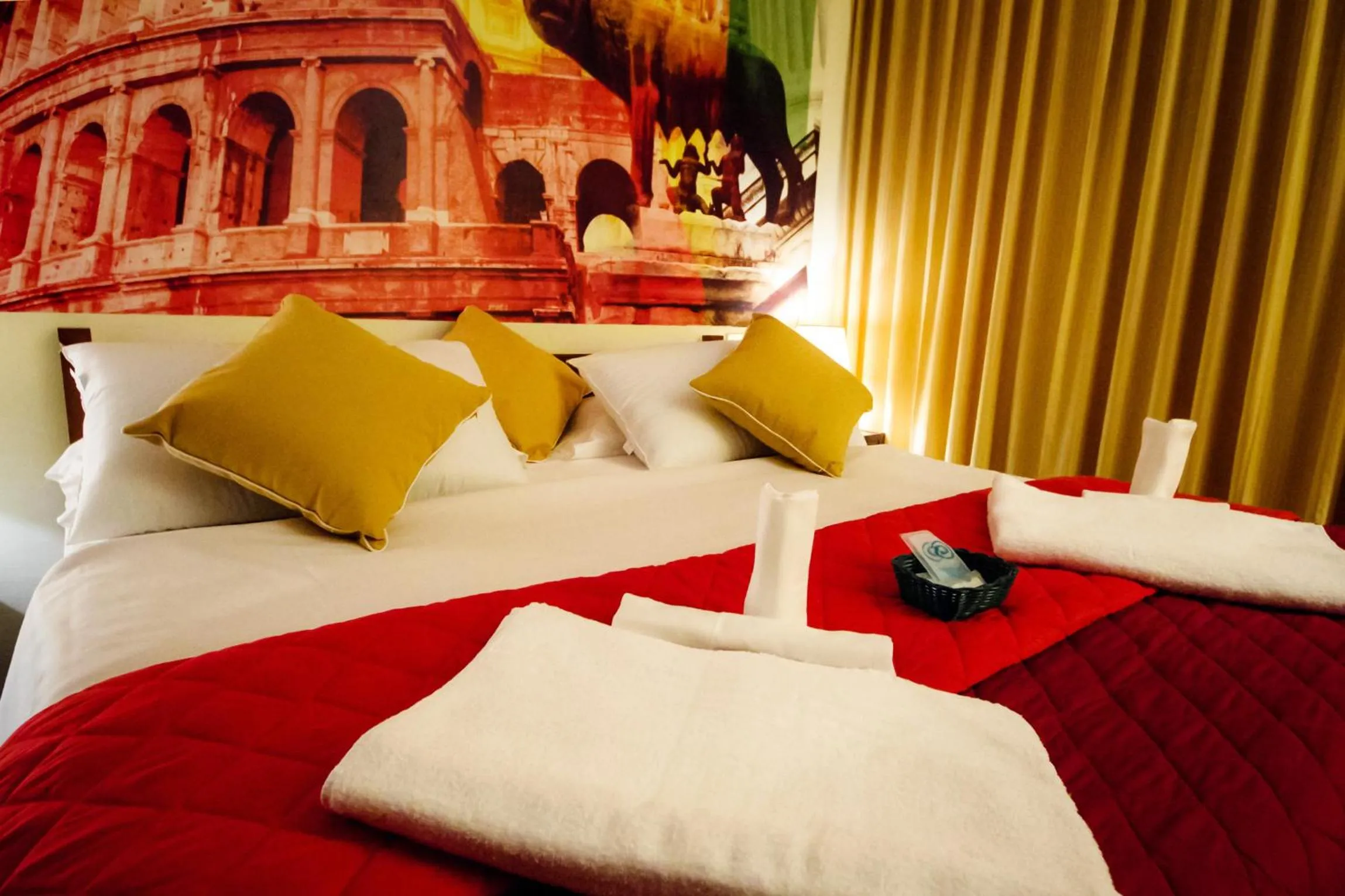 Bed in Hotel Palombella & Restaurant