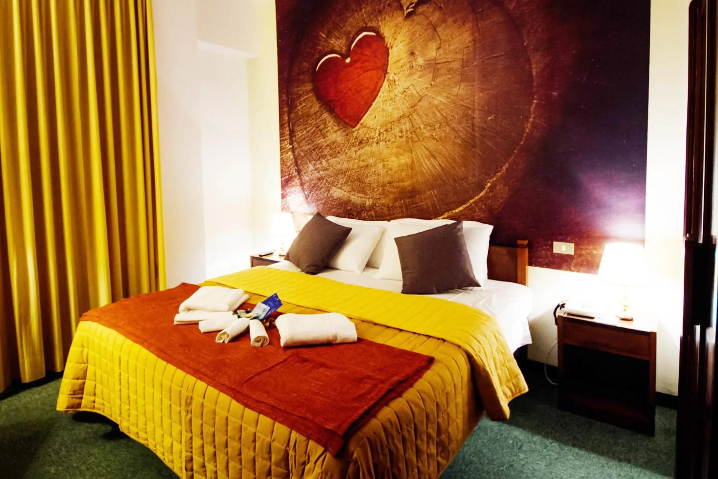 Bed in Hotel Palombella & Restaurant