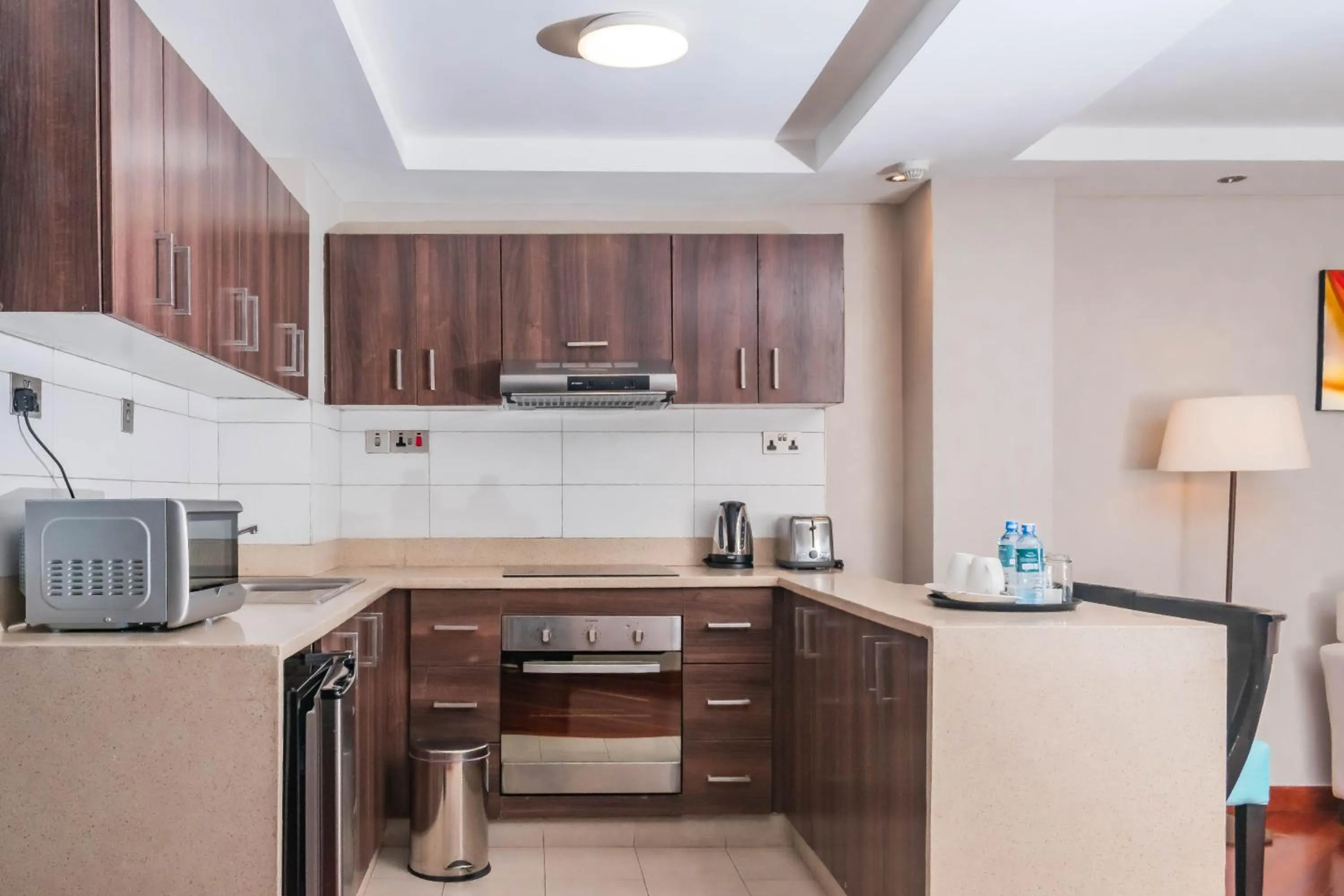 kitchen in Longonot Place Serviced Apartment-Nairobi, City Centre CBD