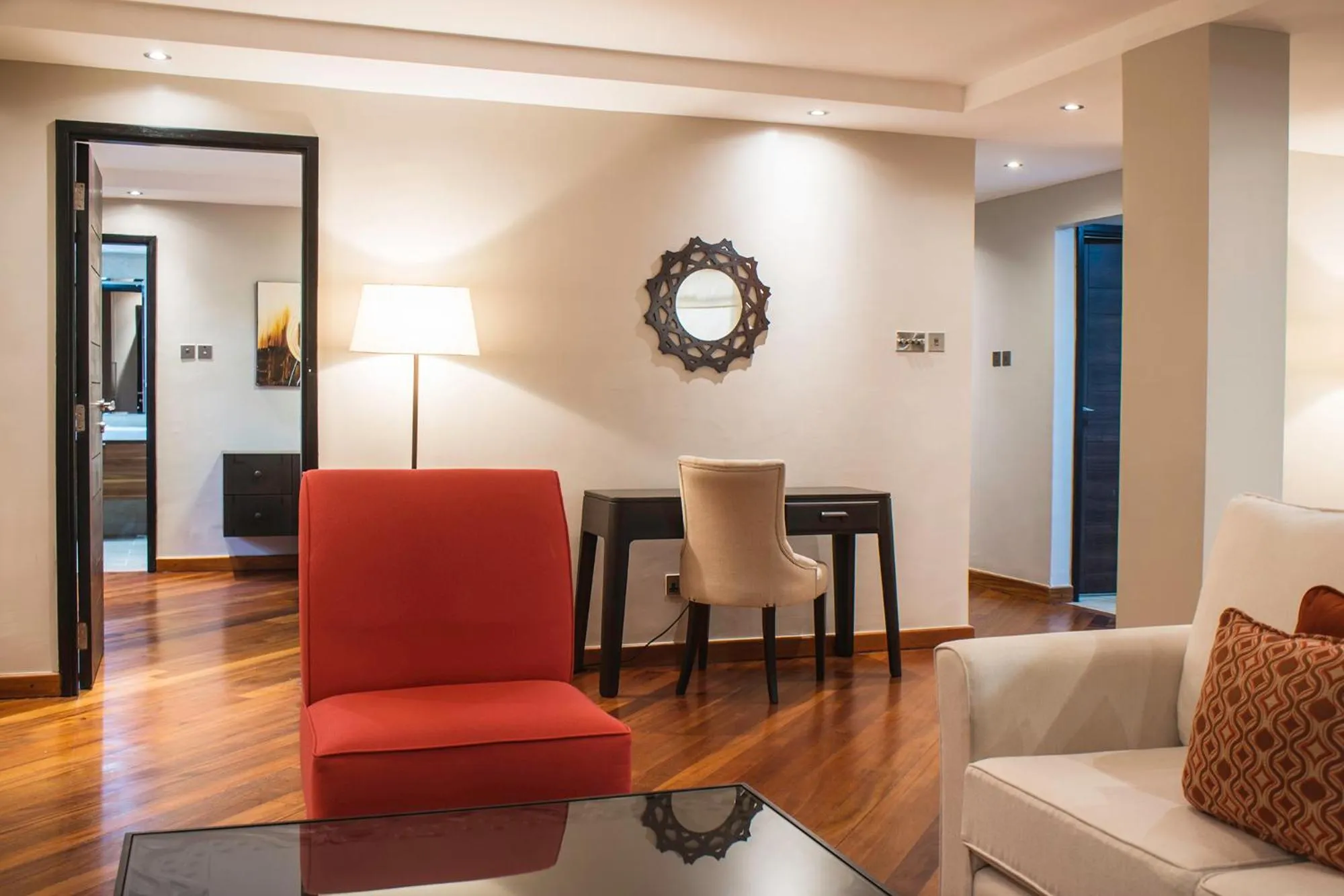 Decorative detail in Longonot Place Serviced Apartment-Nairobi, City Centre CBD