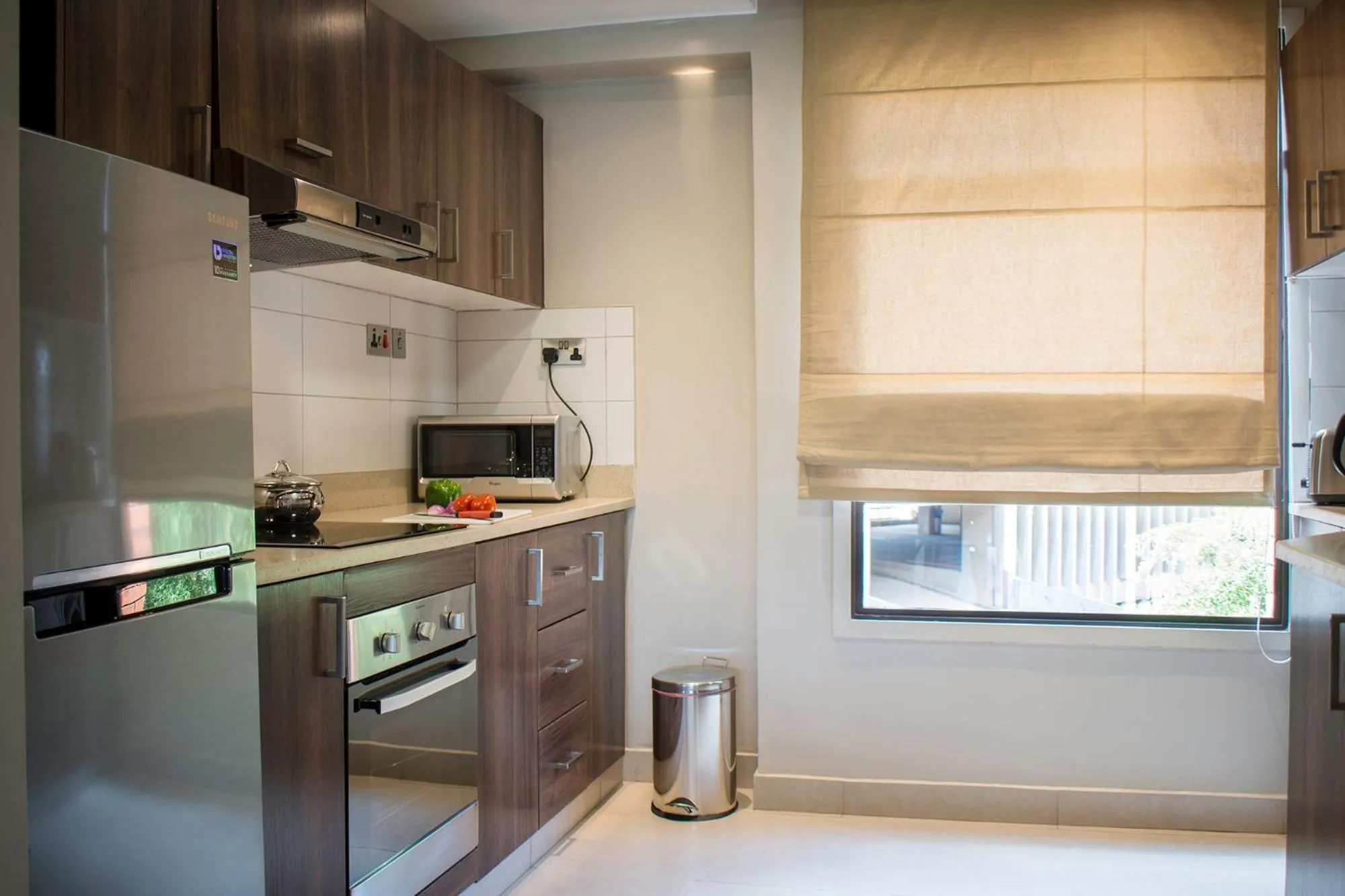 Kitchen or kitchenette in Longonot Place Serviced Apartment-Nairobi, City Centre CBD