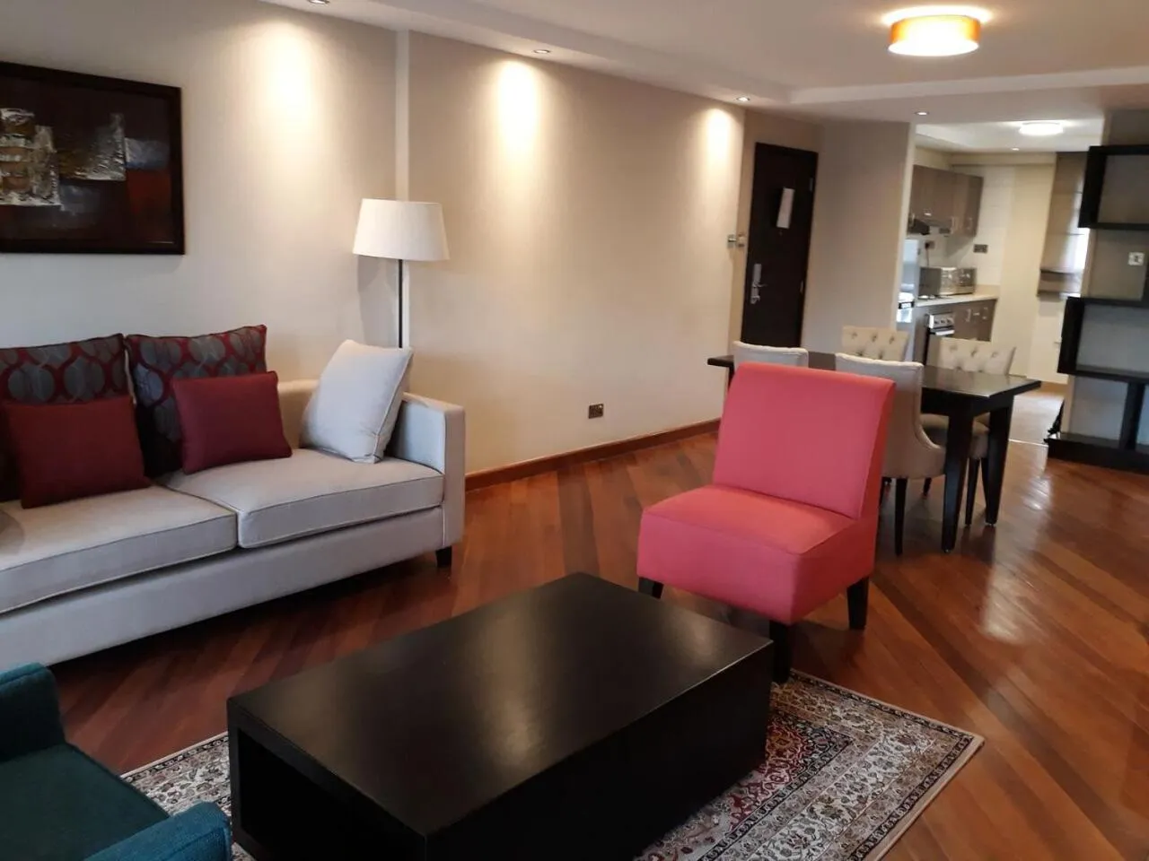 Living room in Longonot Place Serviced Apartment-Nairobi, City Centre CBD