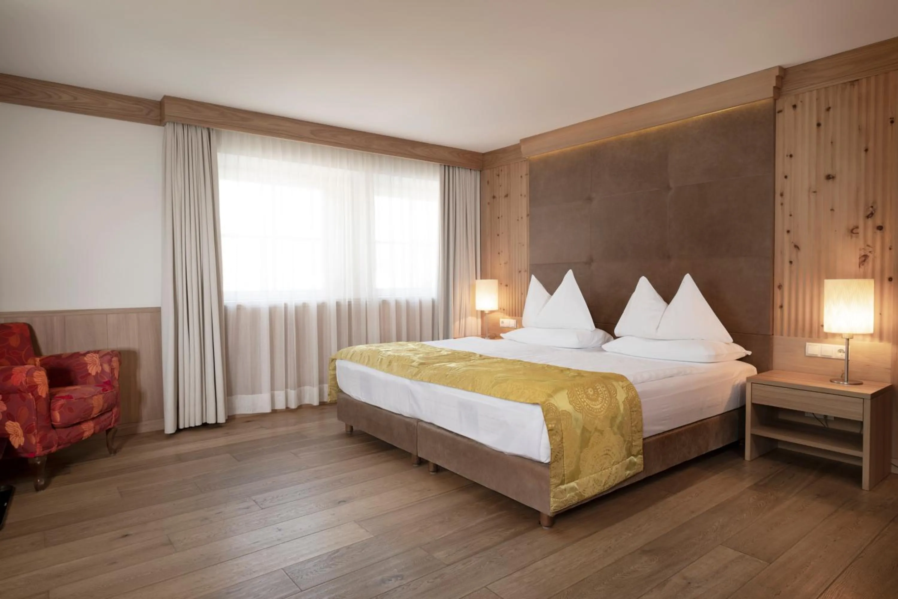 Bedroom, Bed in Adler Spa Resort Dolomiti