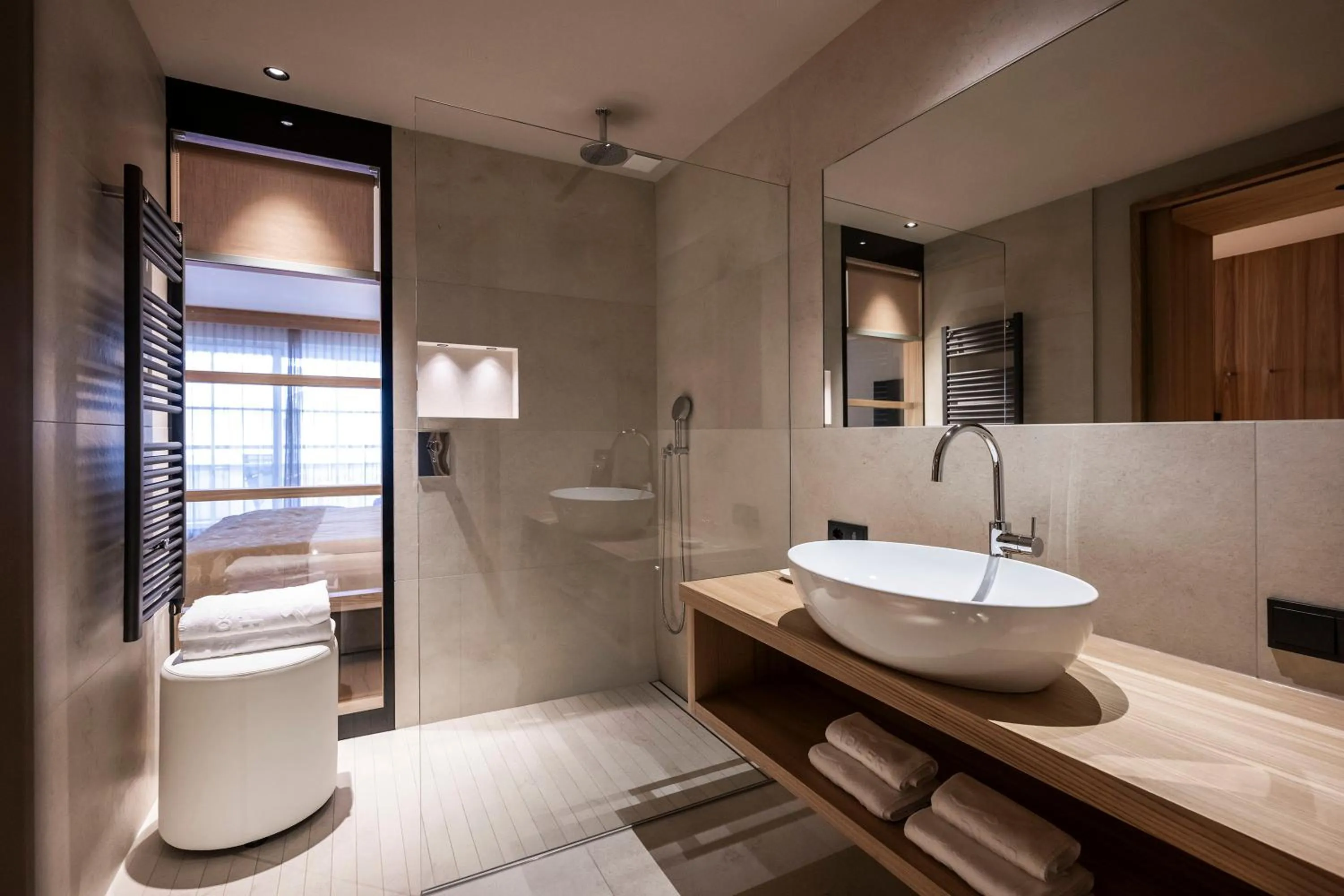 Bathroom in Adler Spa Resort Dolomiti