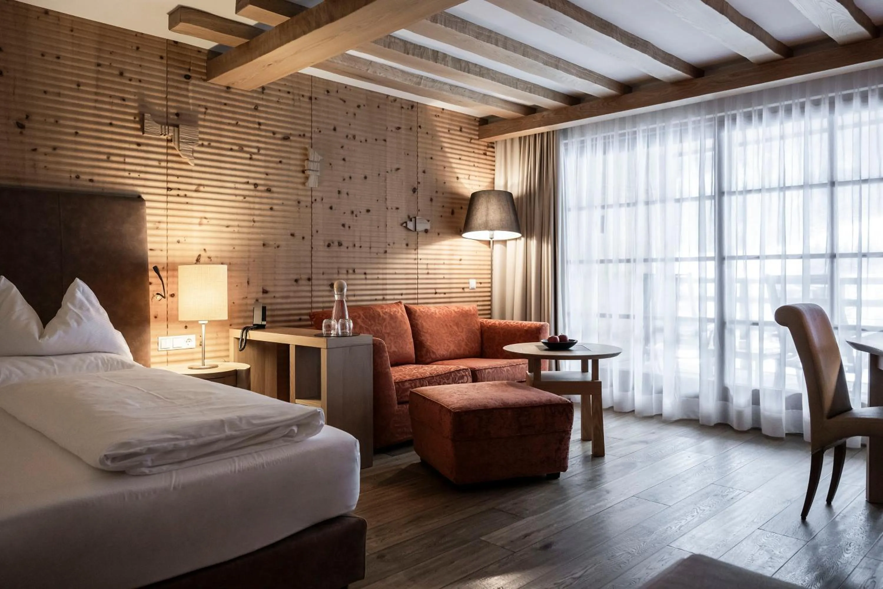 Bedroom, Bed in Adler Spa Resort Dolomiti