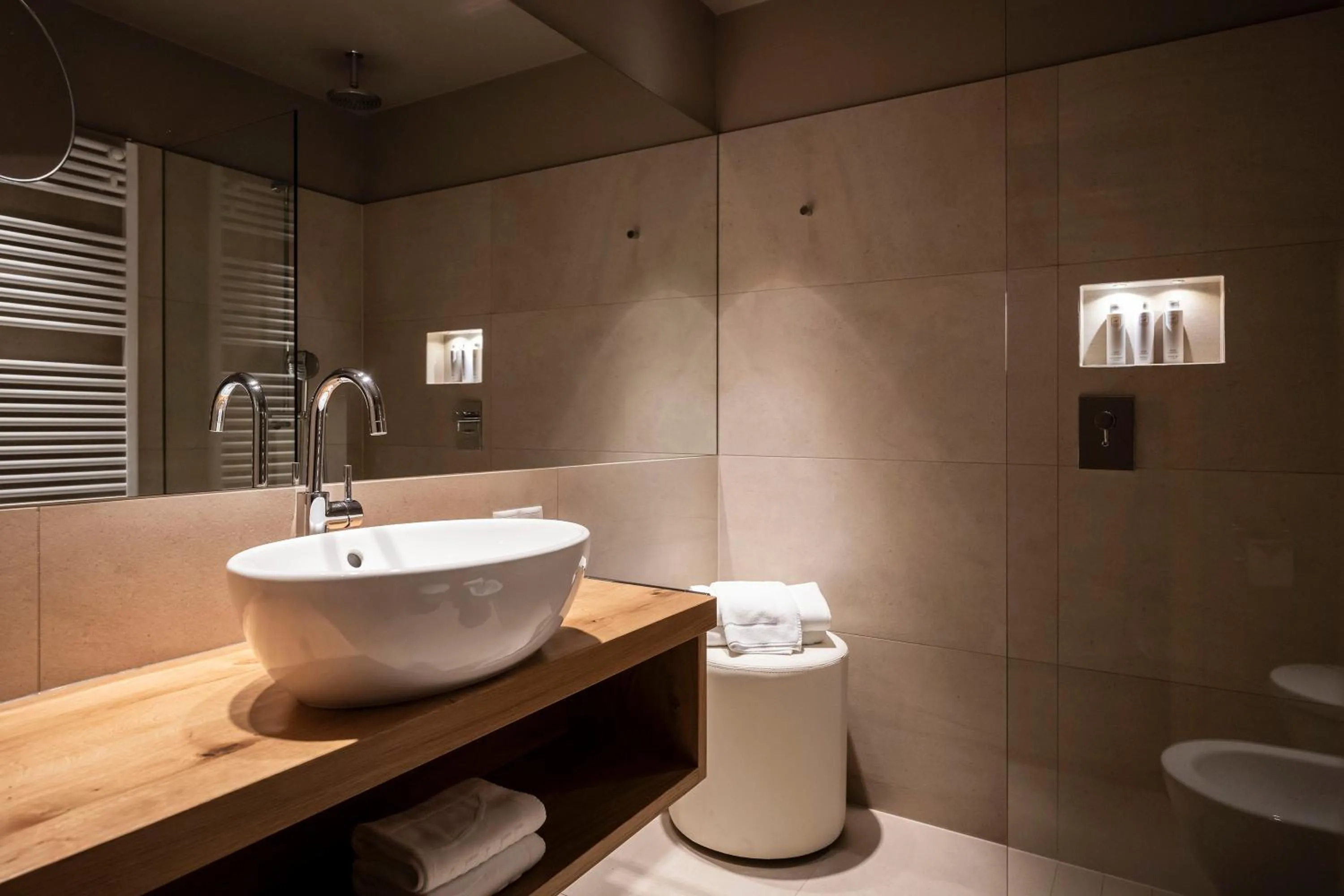 Bathroom in Adler Spa Resort Dolomiti