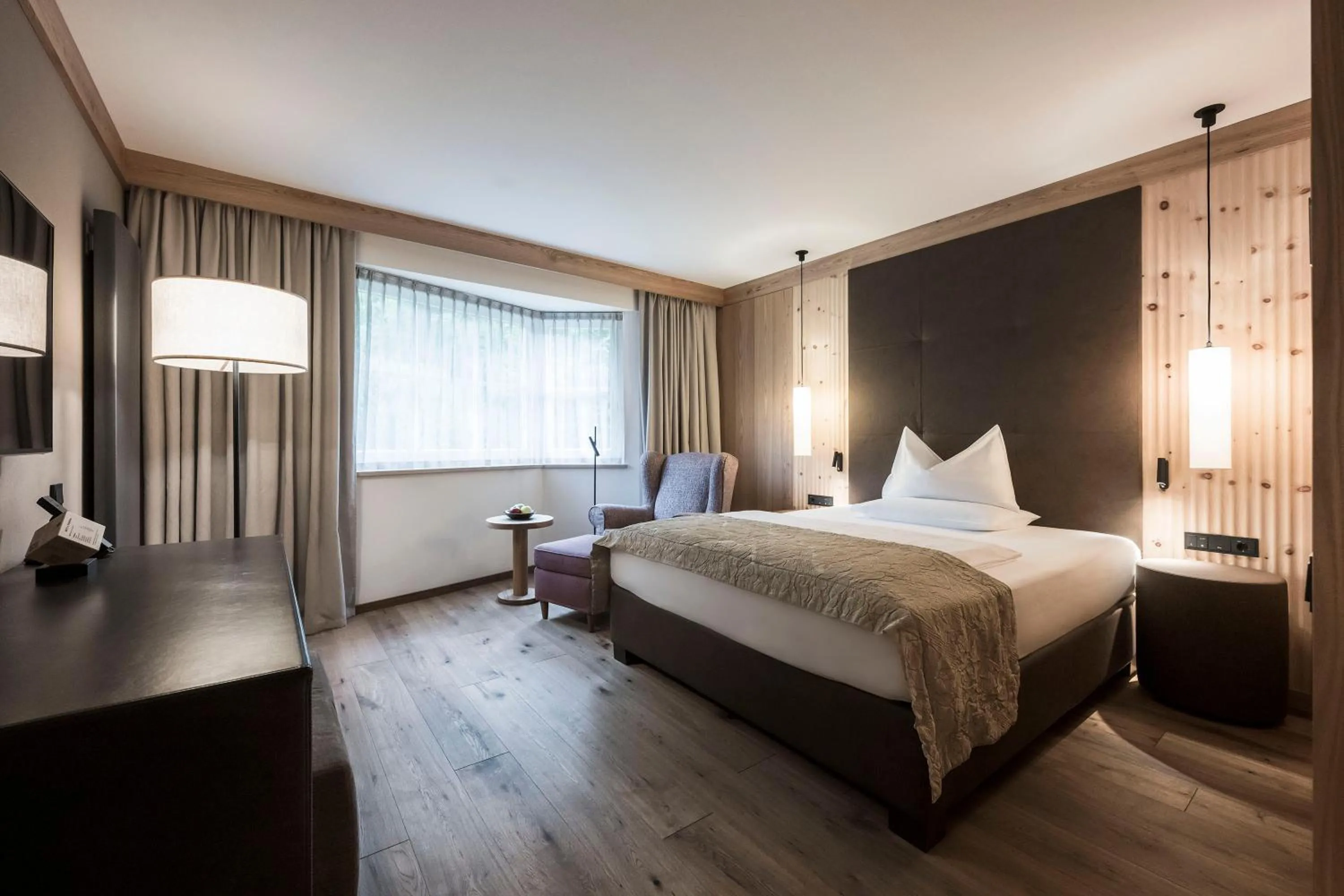 Bedroom, Bed in Adler Spa Resort Dolomiti