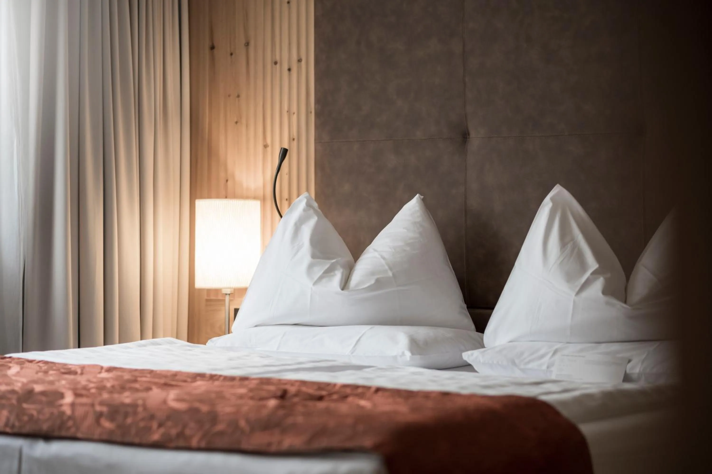 Bed in Adler Spa Resort Dolomiti