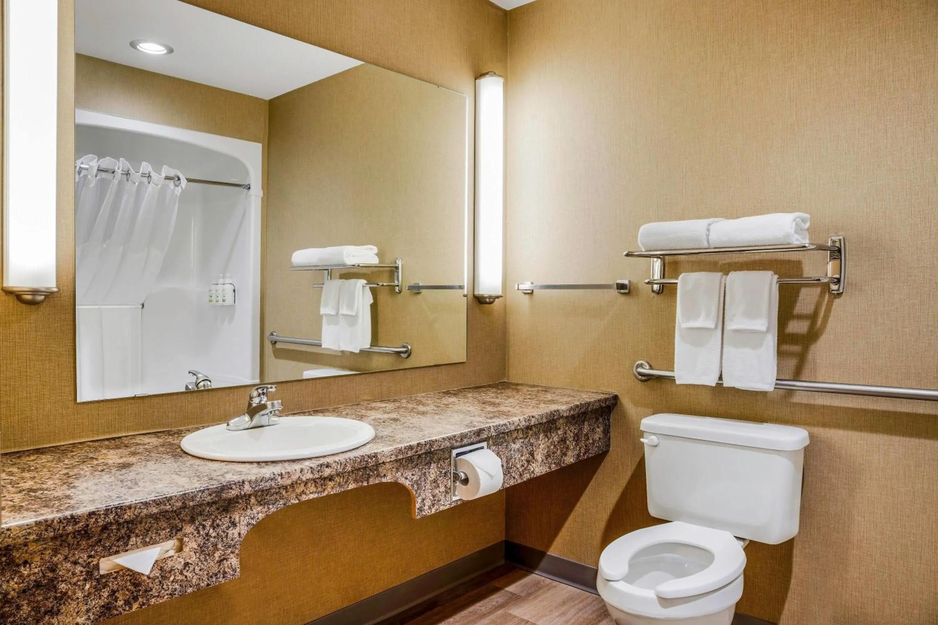 Bathroom in Days Inn & Suites by Wyndham West Edmonton