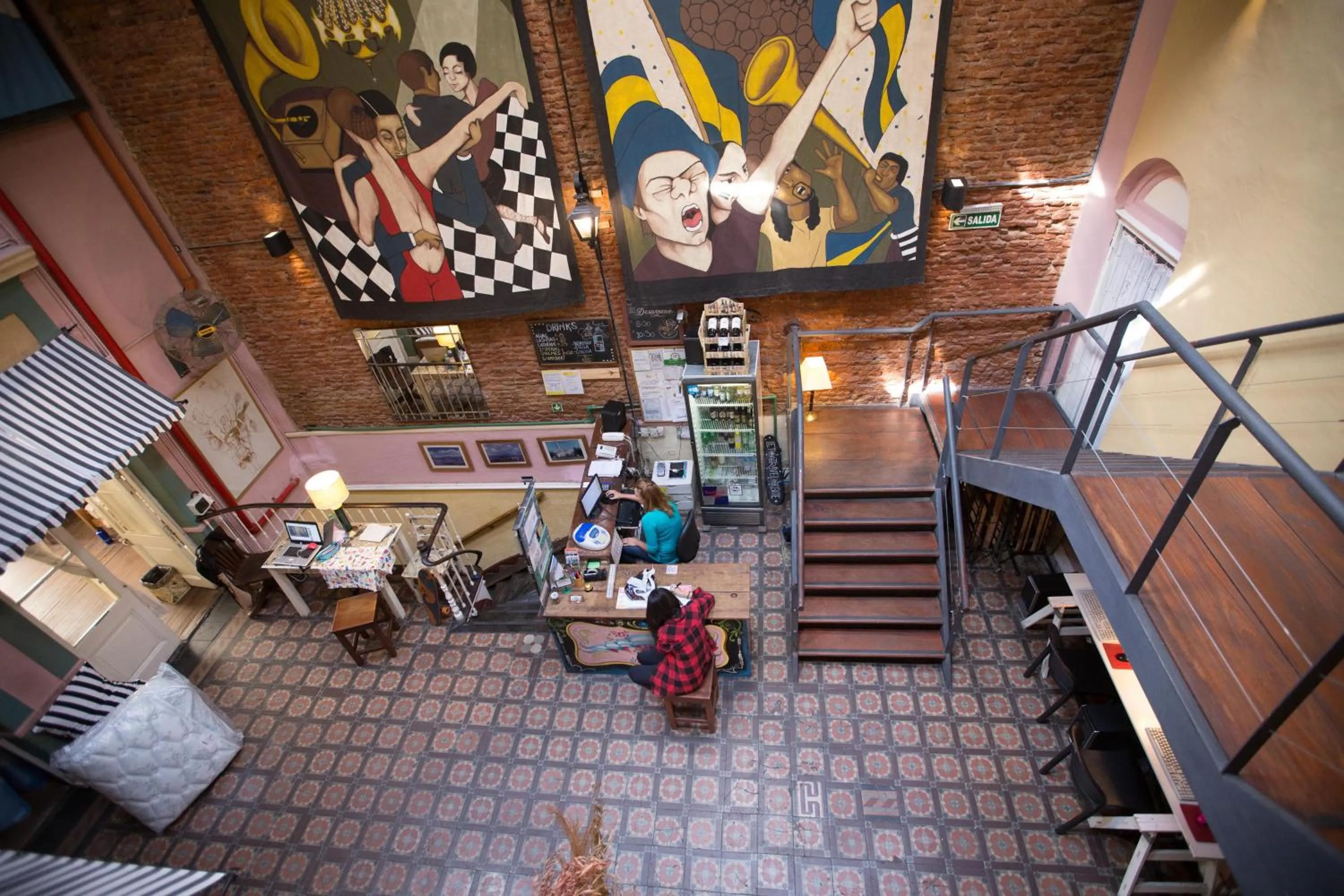 Staff in BA Stop Hotel House