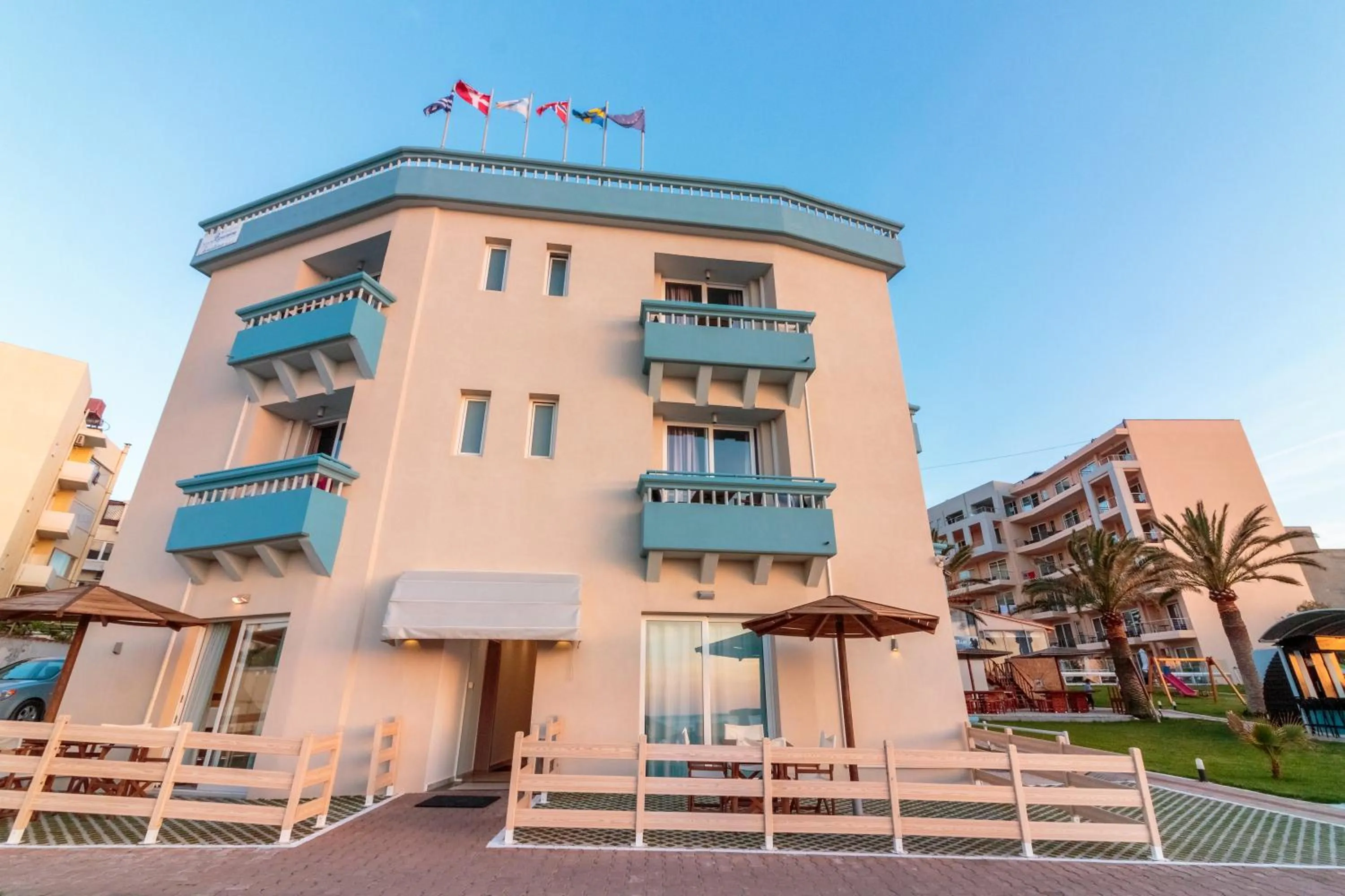 Property building in Hotel Christina