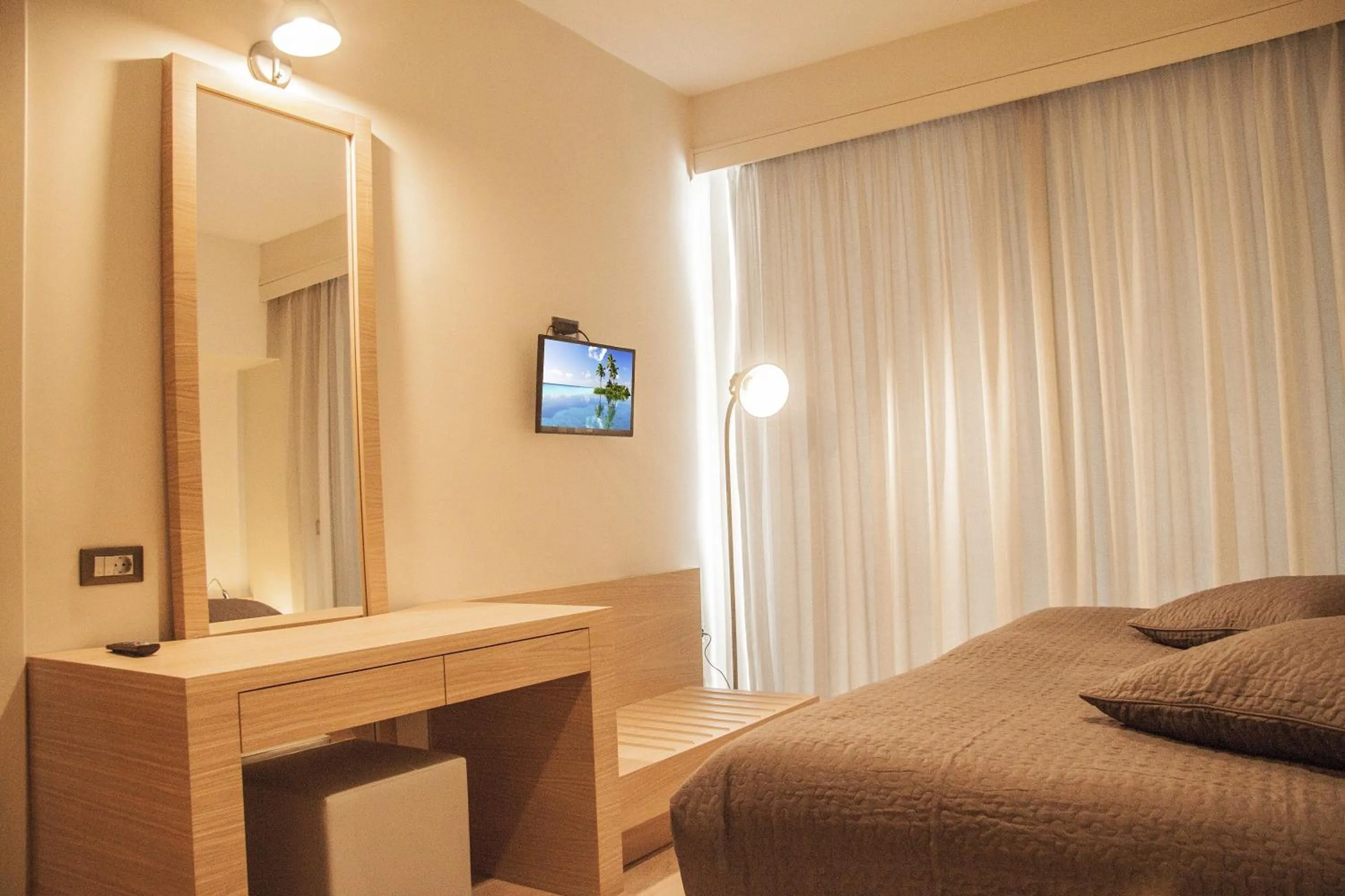 Bed in Hotel Christina