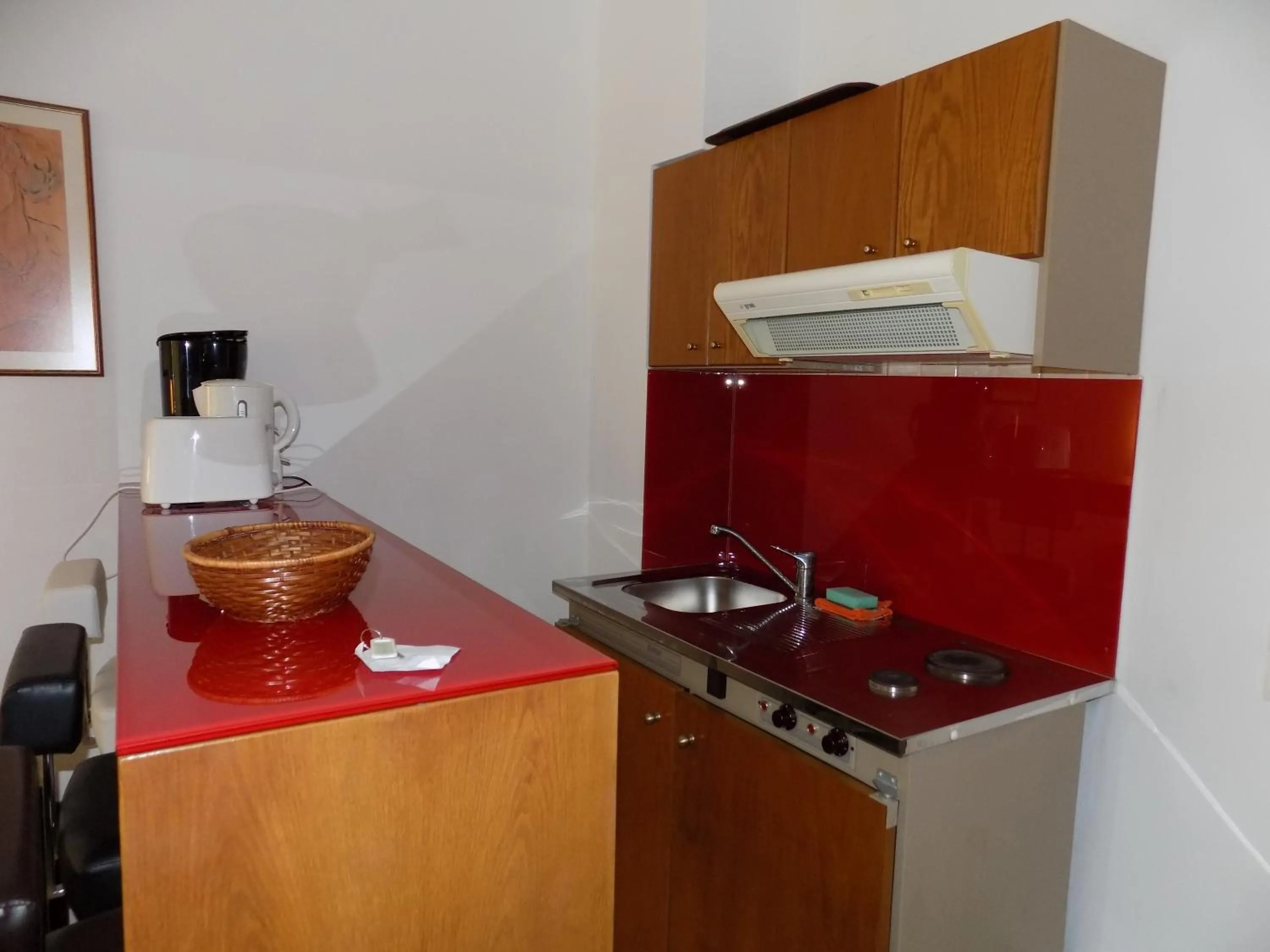Kitchen or kitchenette in Hotel Christina