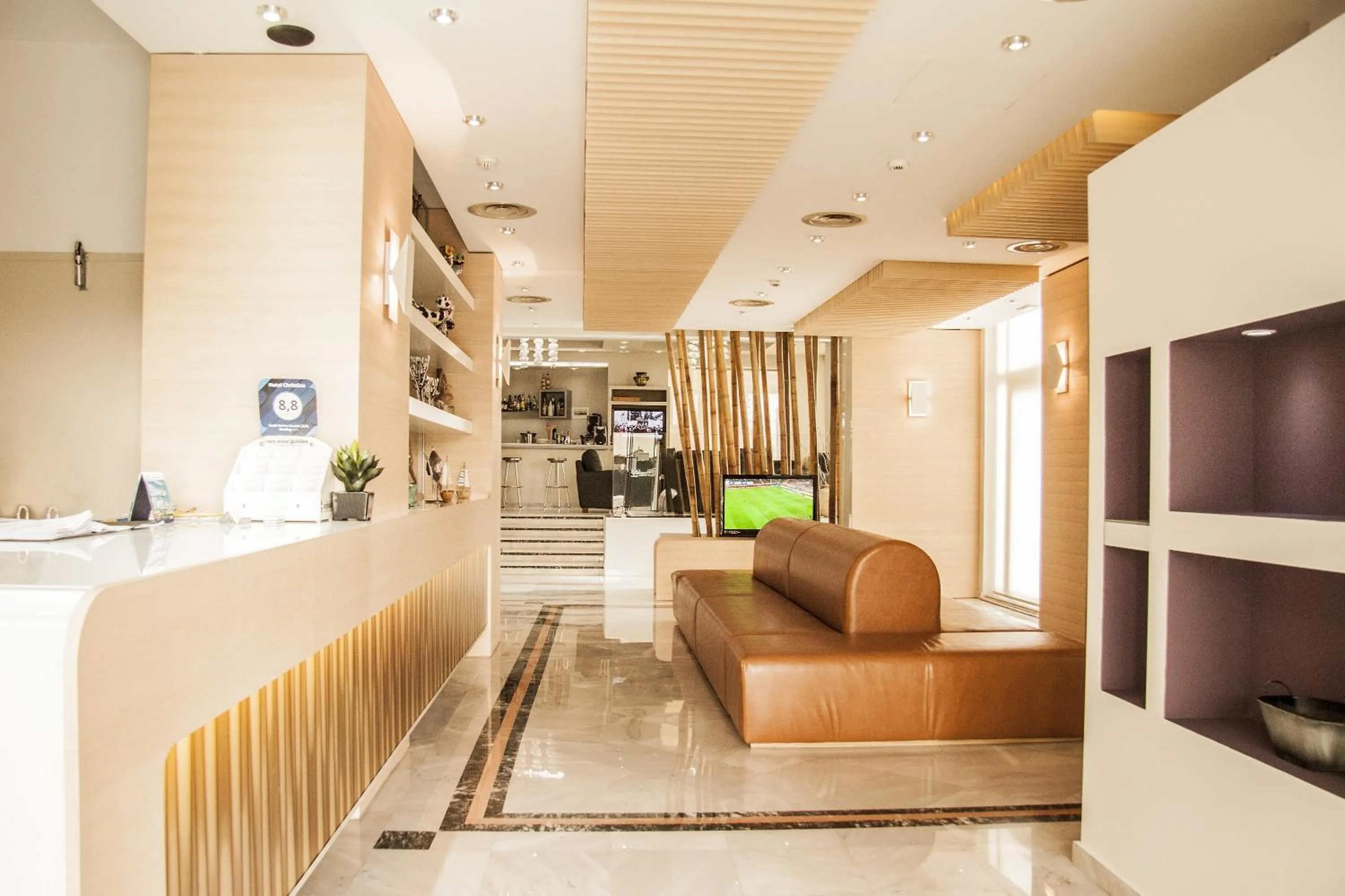 Lobby or reception in Hotel Christina