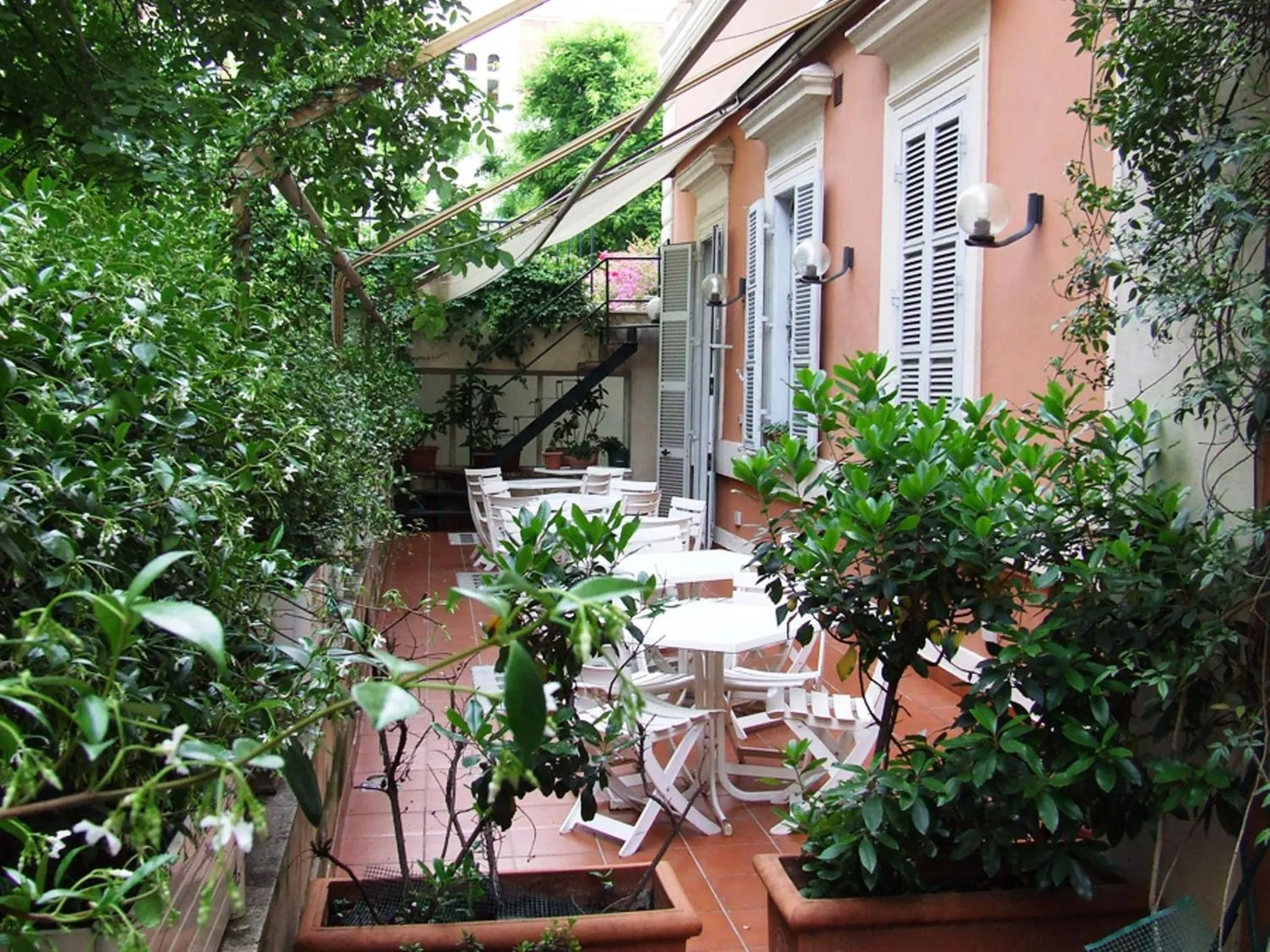 Balcony/Terrace in Hotel Casa Valdese Roma