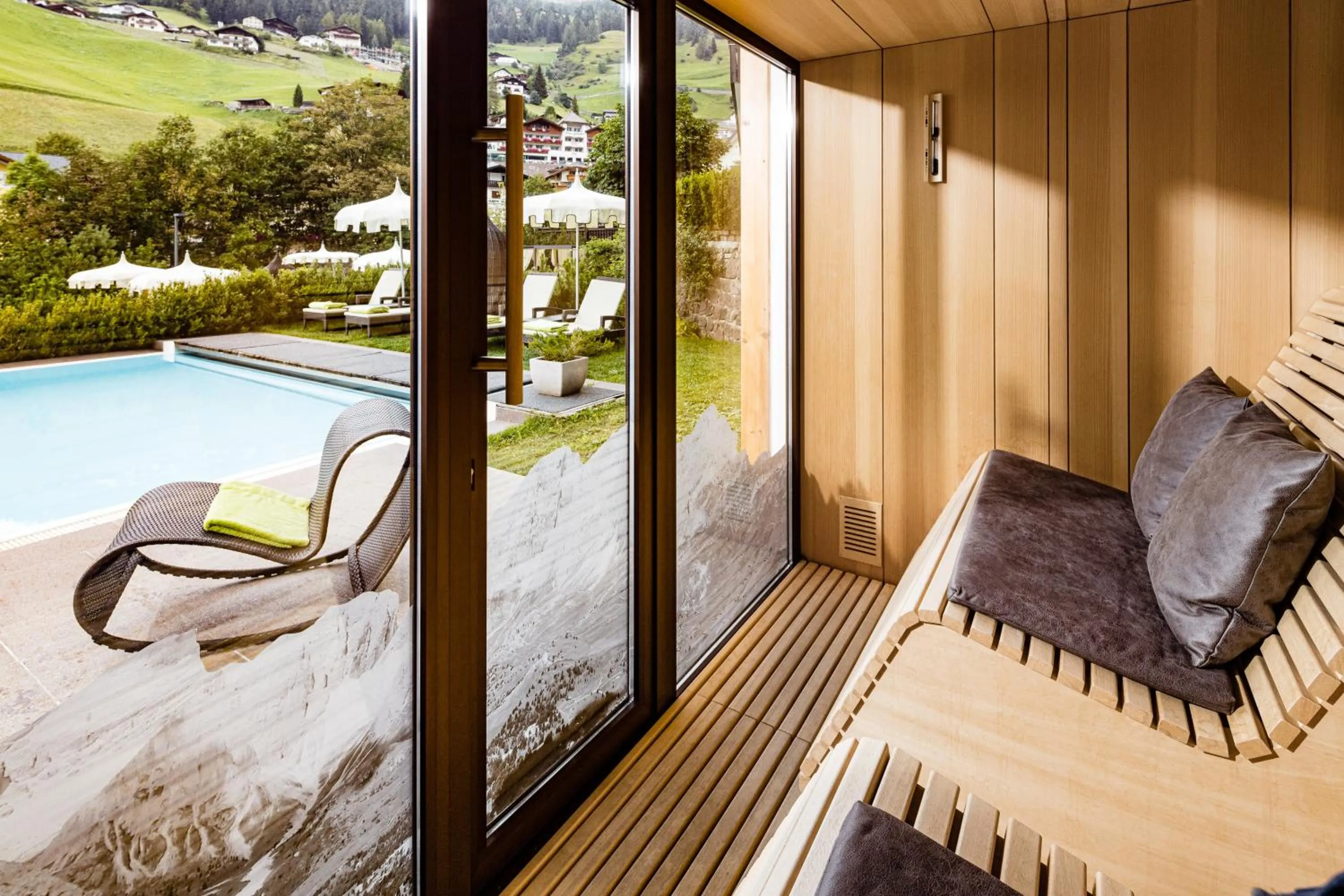 Sauna in Grand Hotel Wolkenstein