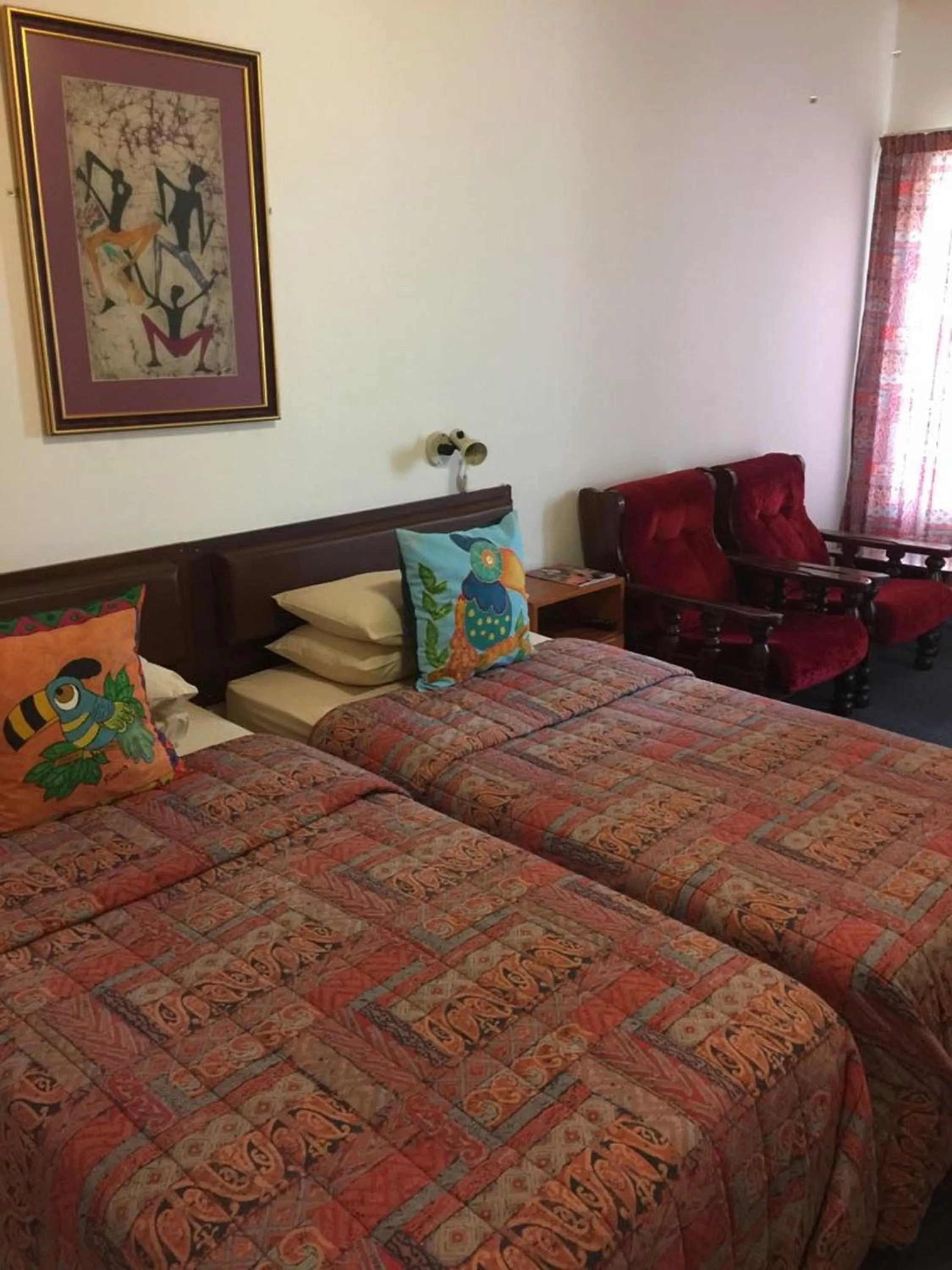 Seating area in La Rive Waterberg Accommodation